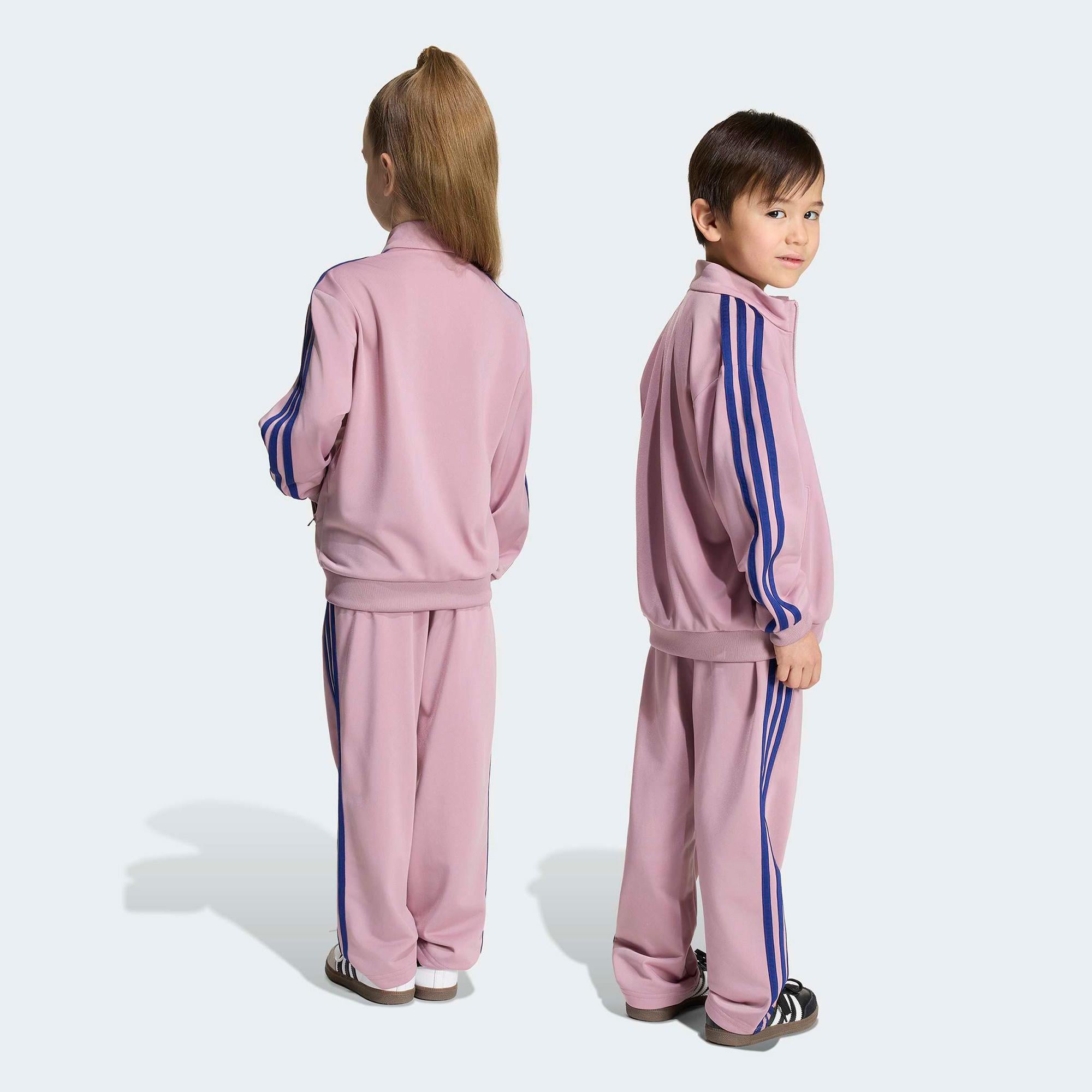 adidas Firebird Çocuk Pembe Eşofman Takımı