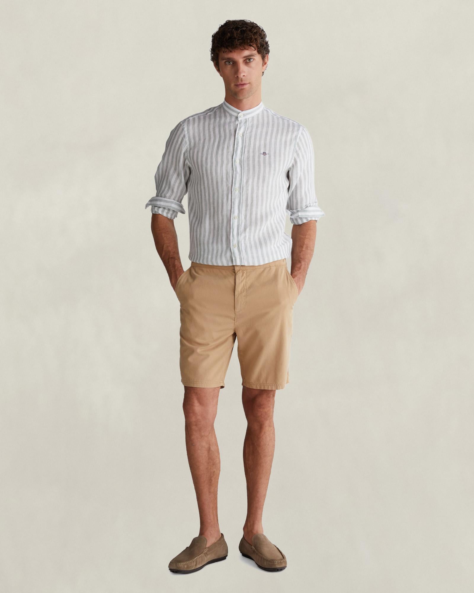 GANT Erkek Yeşil Regular Fit Gömlek