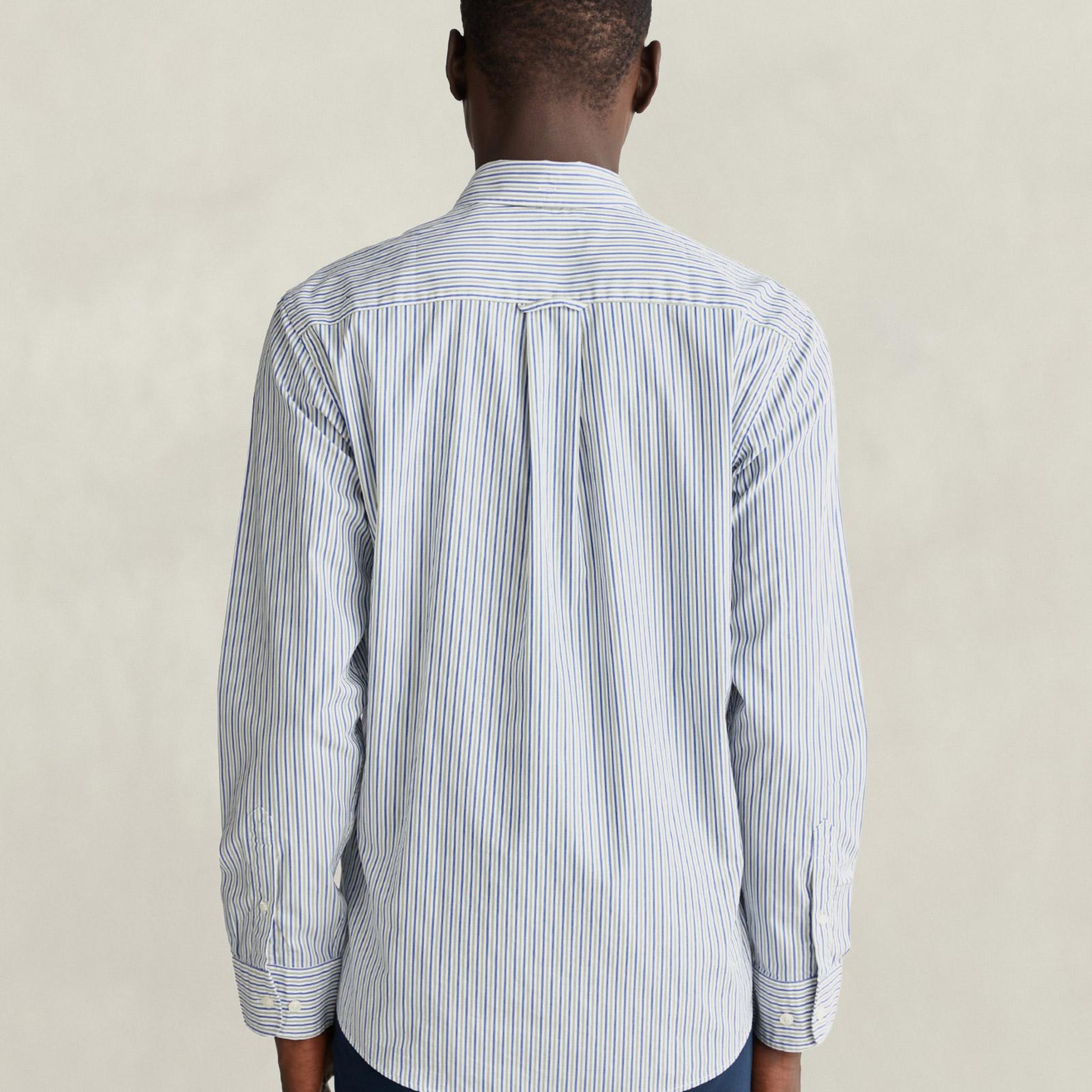 GANT Erkek Yeşil Regular Fit Poplin Gömlek