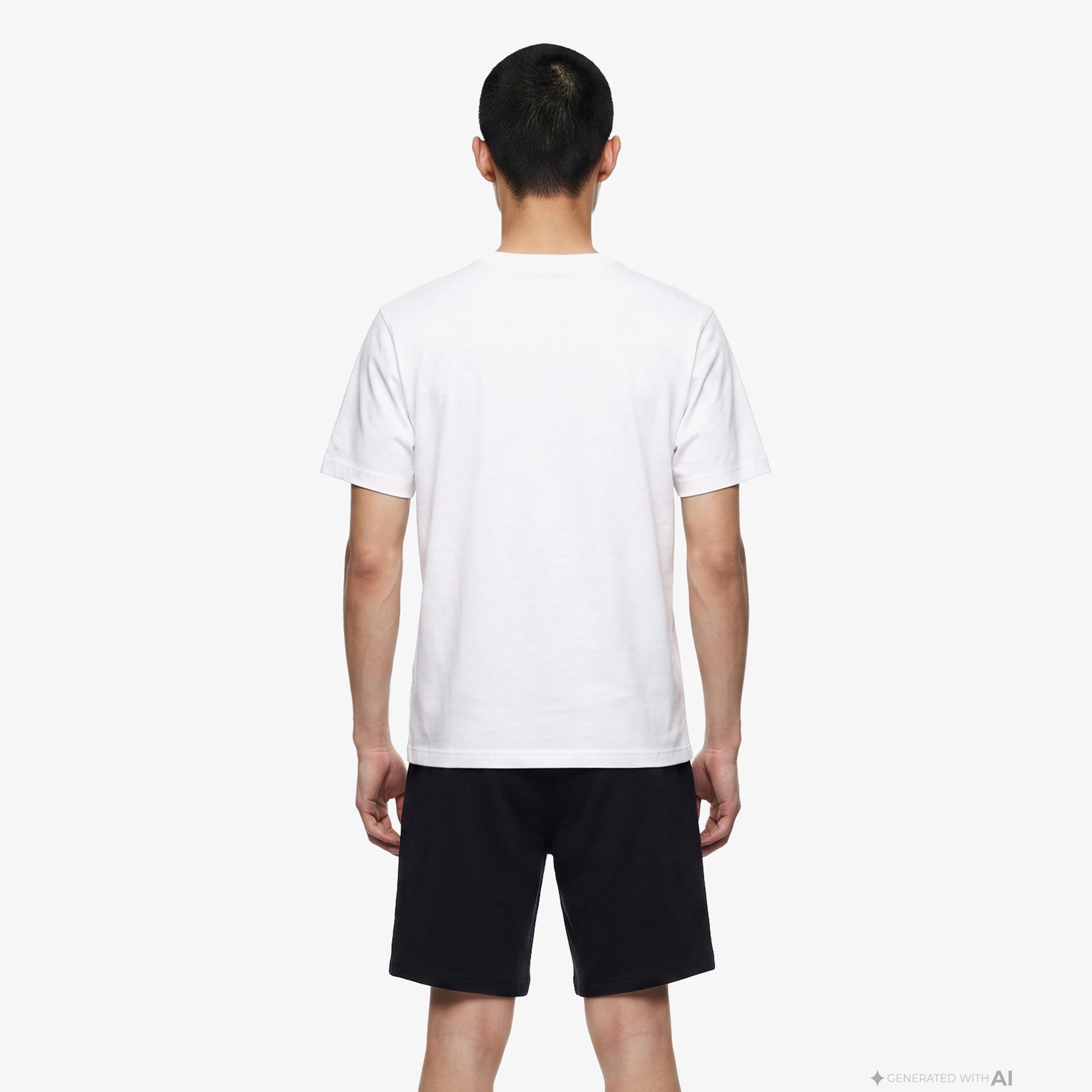 Anta Serve Smash Repeat Erkek Beyaz T-Shirt