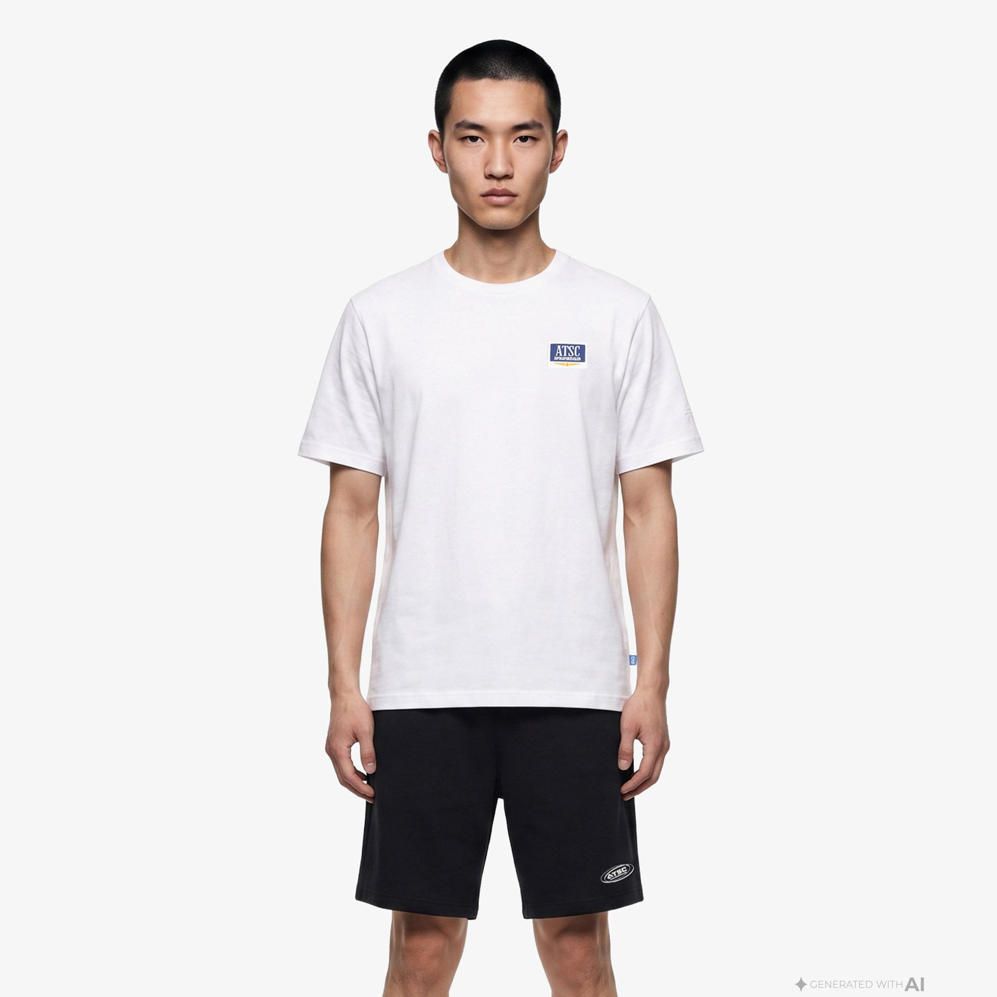 Anta Serve Smash Repeat Erkek Beyaz T-Shirt