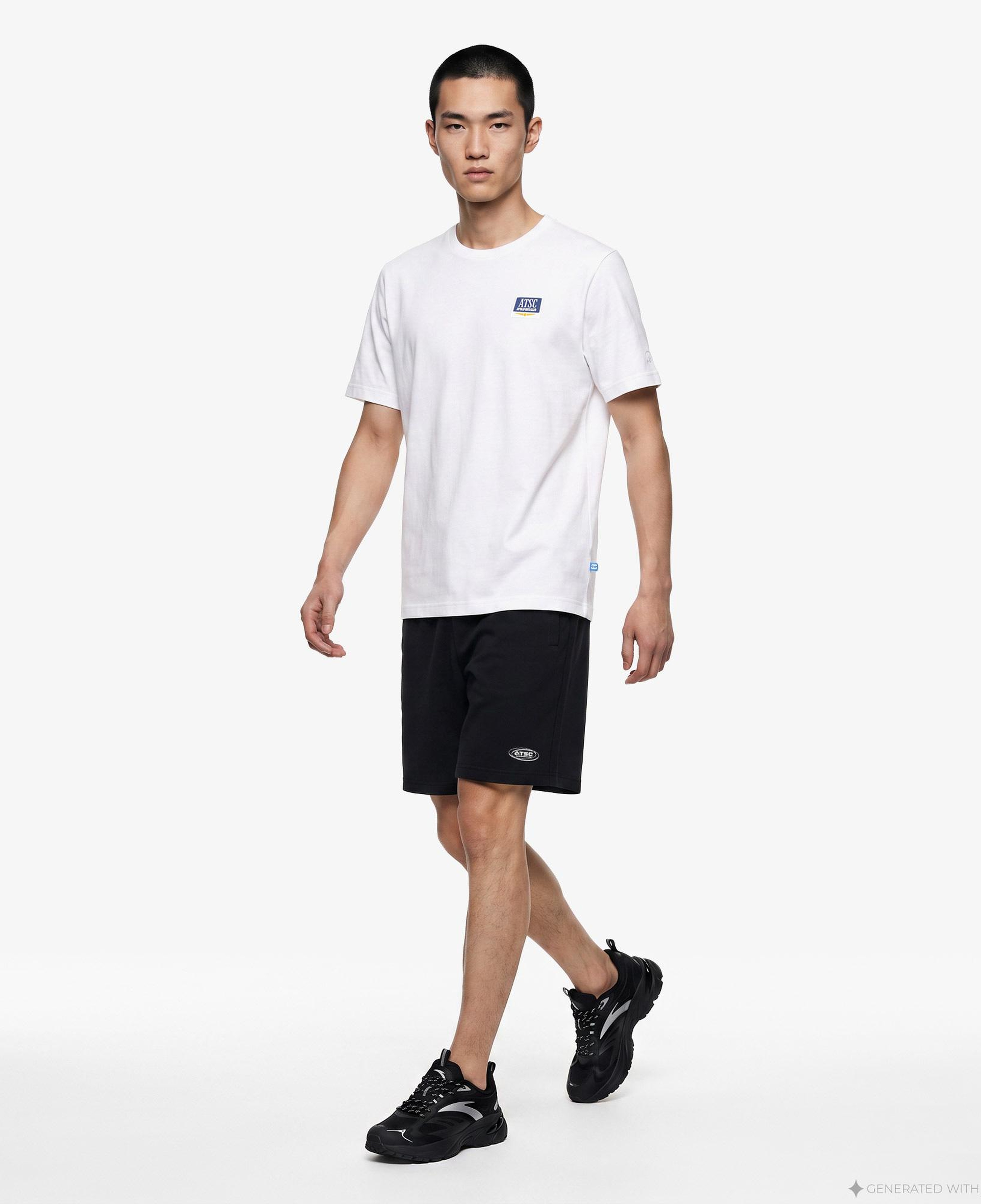 Anta Serve Smash Repeat Erkek Beyaz T-Shirt