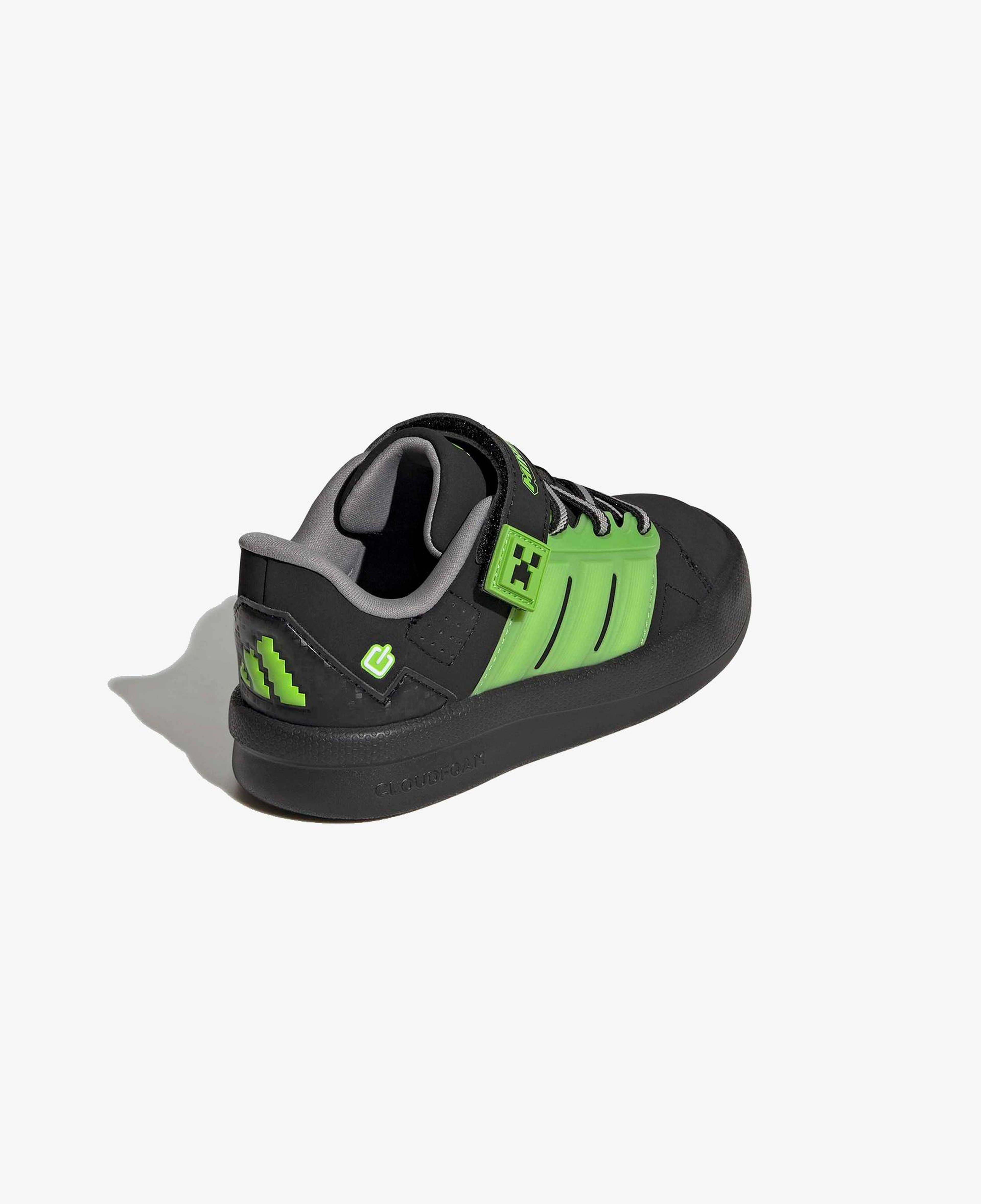 adidas Minecraft Lightorama Elastic Lace Çocuk Siyah Spor Ayakkabı