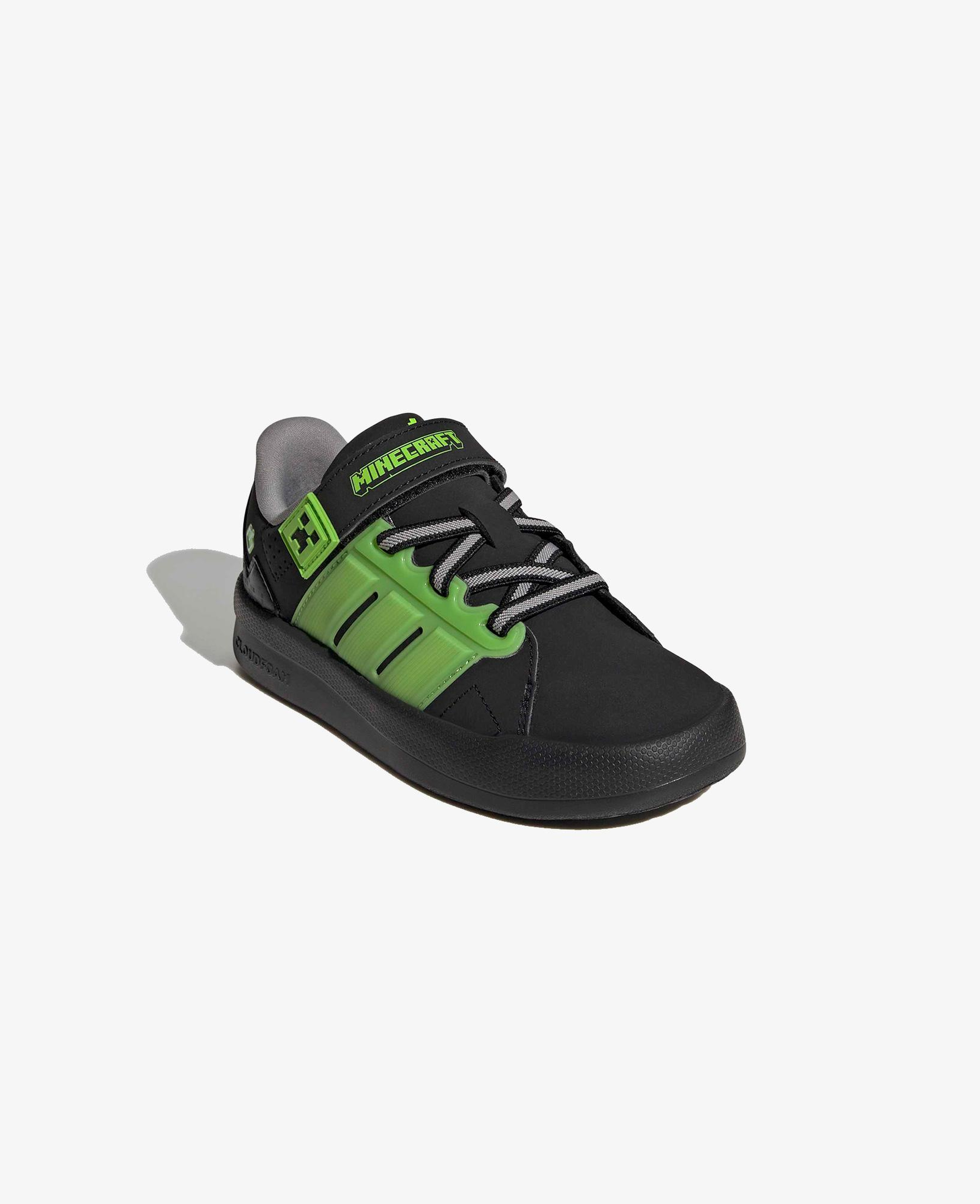 adidas Minecraft Lightorama Elastic Lace Çocuk Siyah Spor Ayakkabı