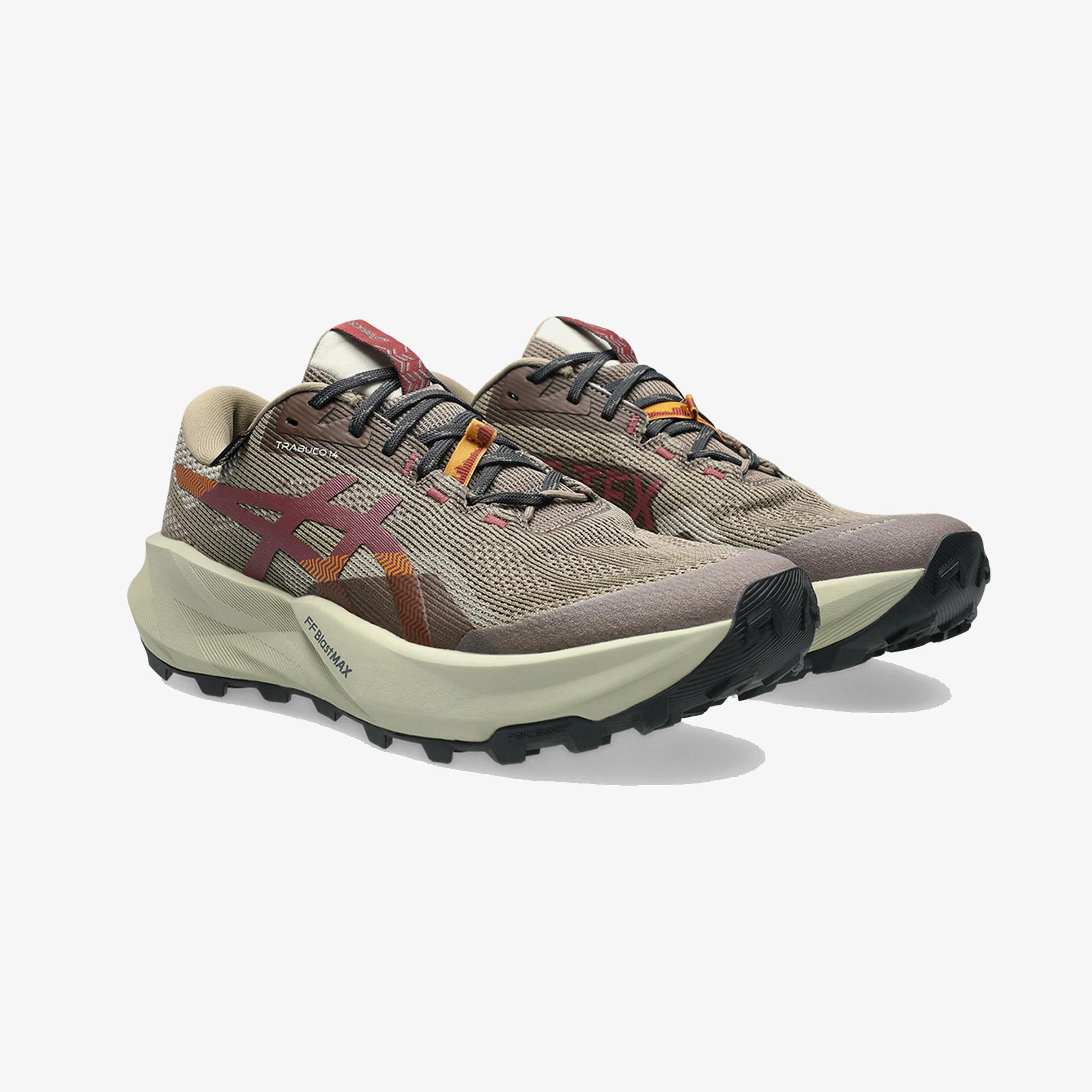 Asics Trabuco 14 Gore-Tex Erkek Bej Arazi Koşu Ayakkabısı