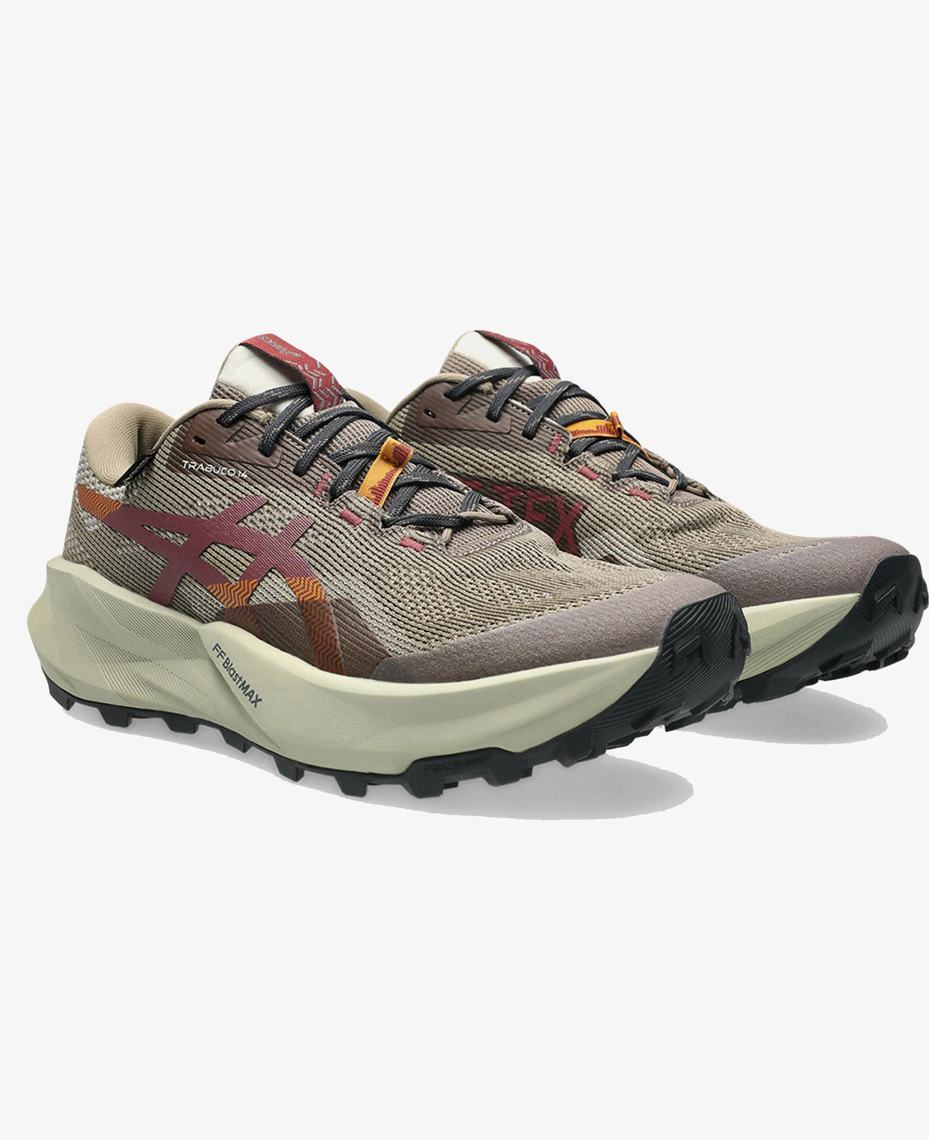Asics Trabuco 14 Gore-Tex Erkek Bej Arazi Koşu Ayakkabısı