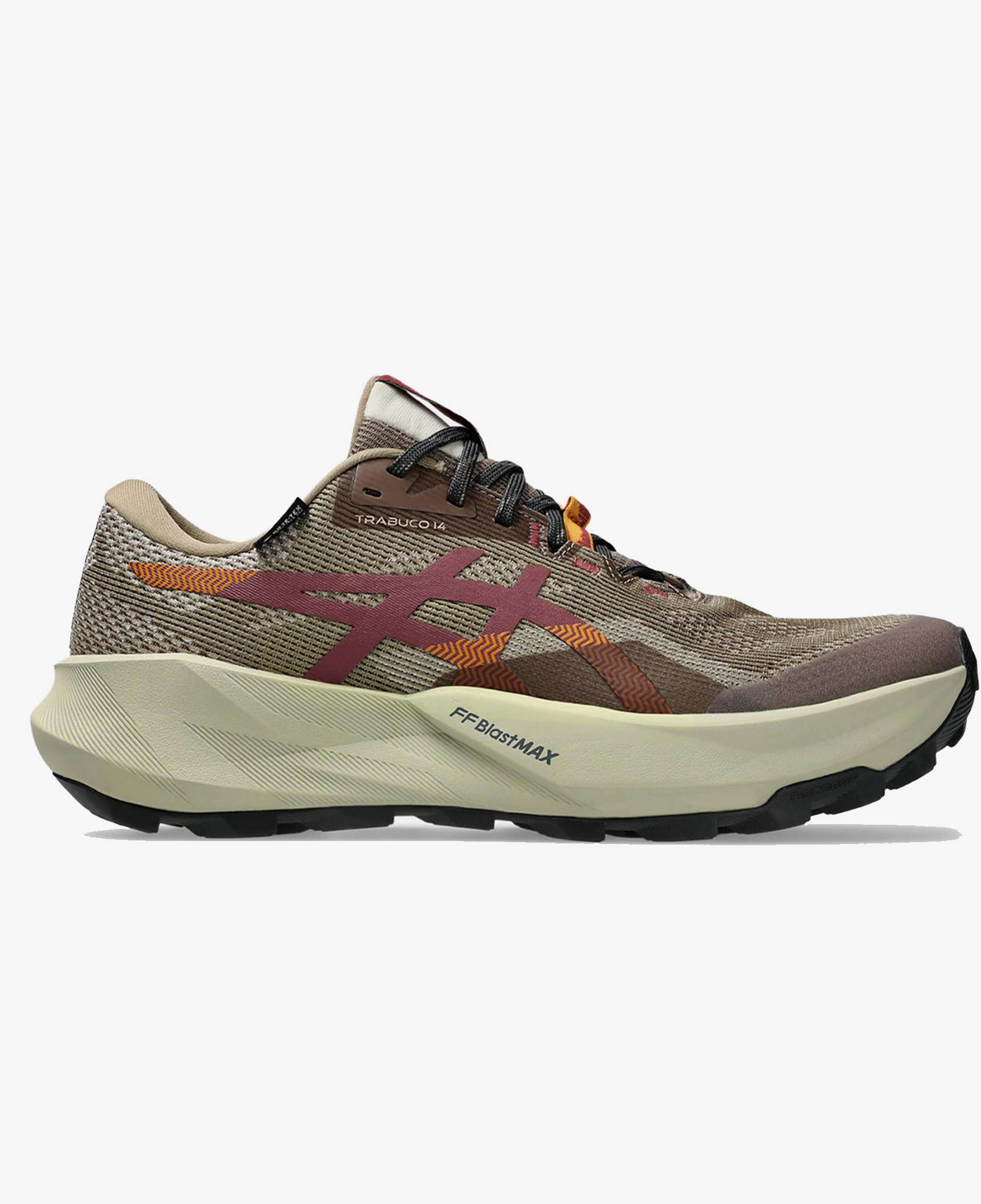 Asics Trabuco 14 Gore-Tex Erkek Bej Arazi Koşu Ayakkabısı