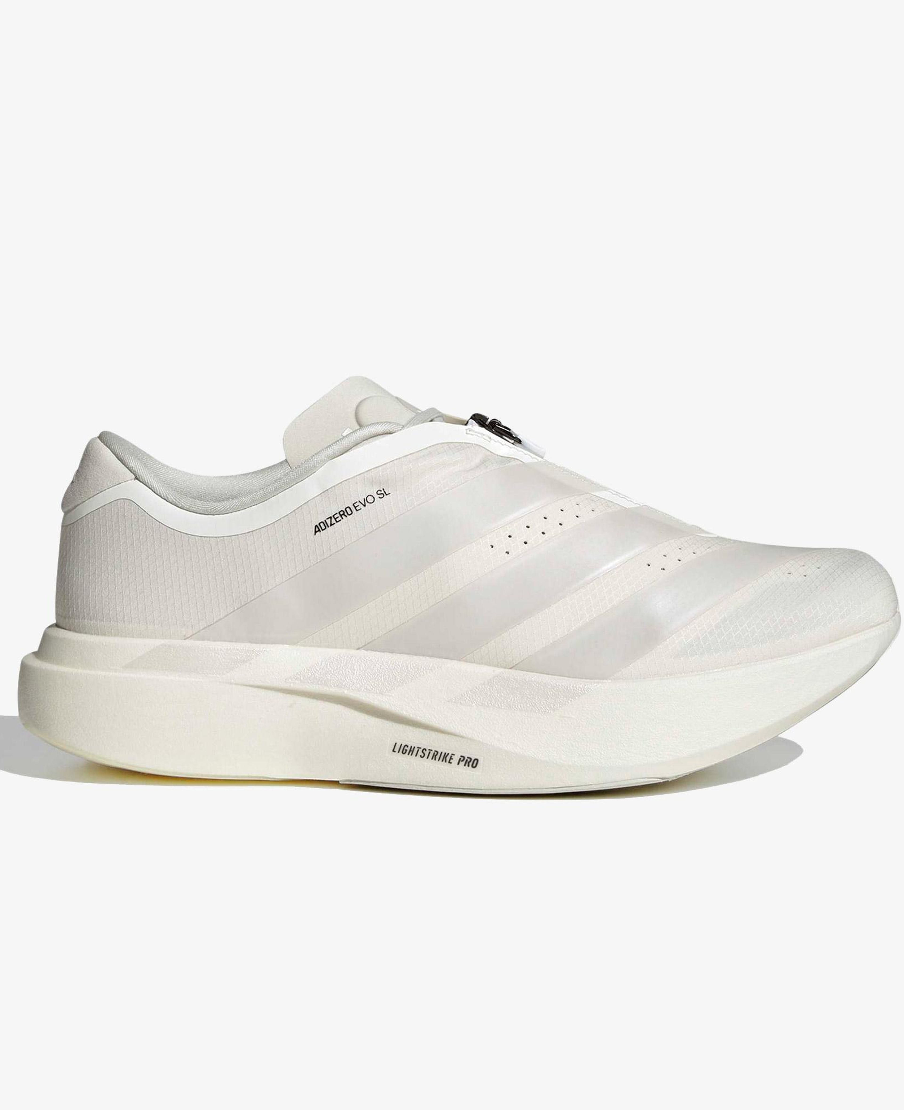 adidas Evo SL Zip Lightstrikepro Erkek Beyaz Koşu Ayakkabısı