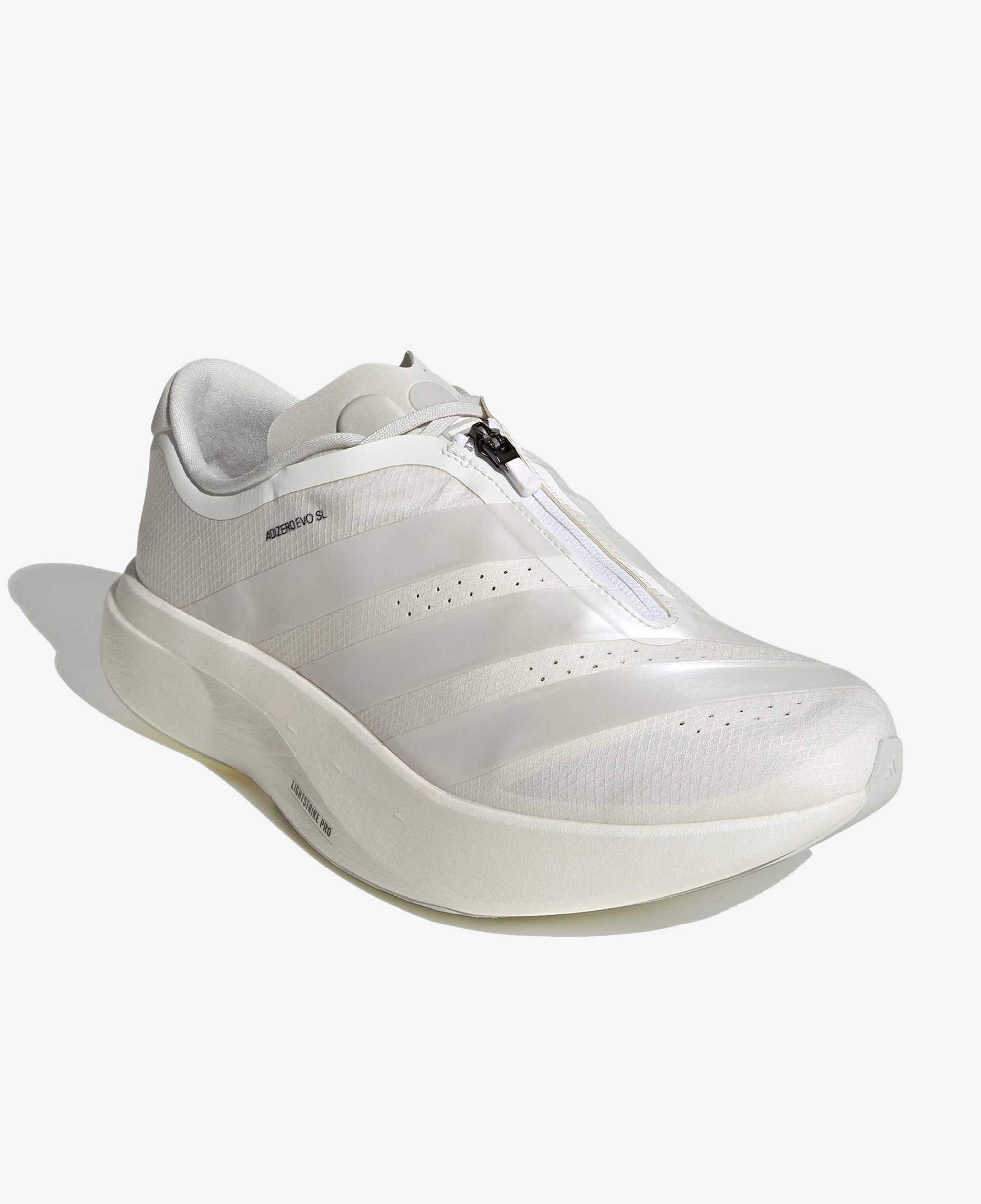 adidas Evo SL Zip Lightstrikepro Erkek Beyaz Koşu Ayakkabısı
