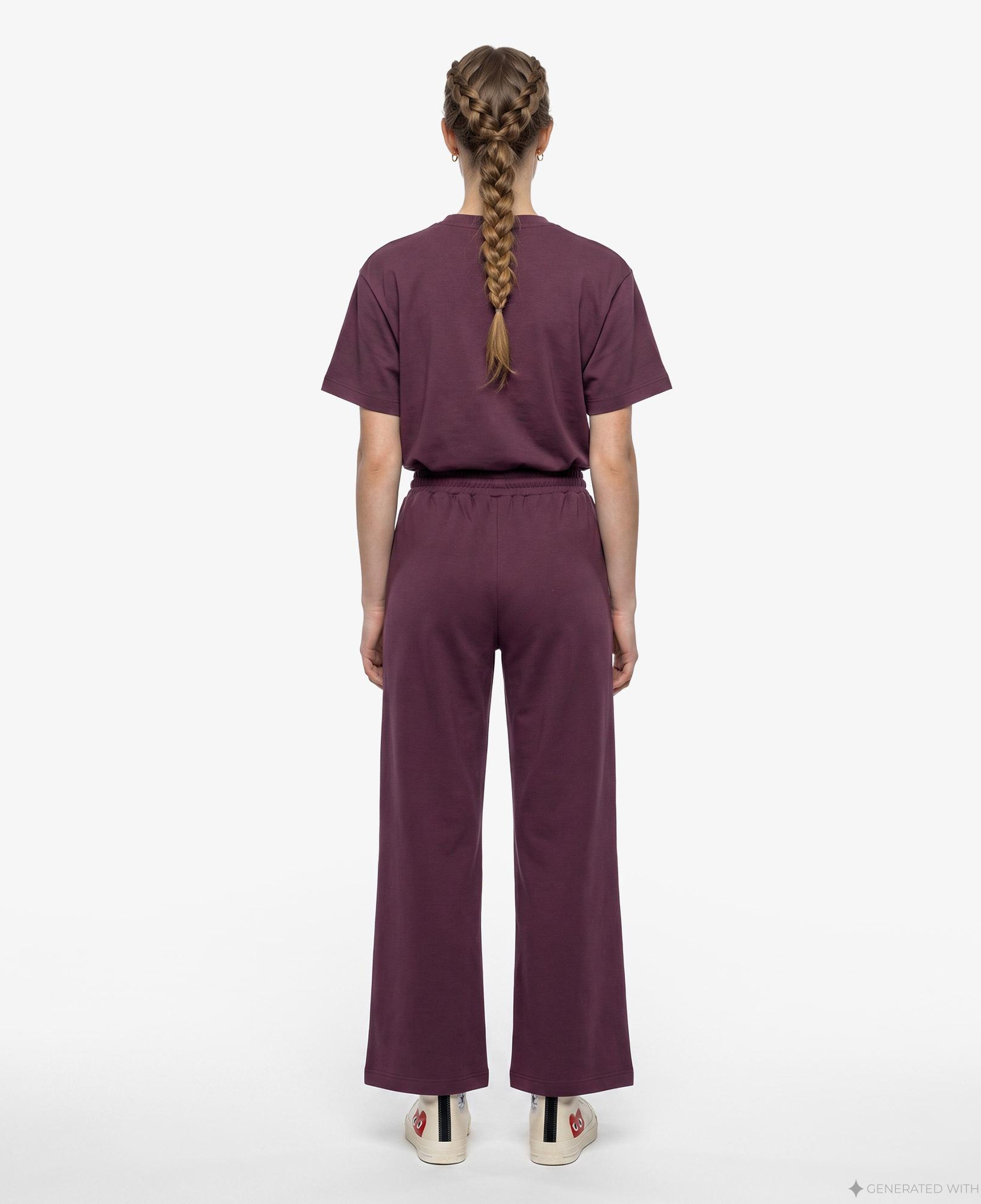 UNITED4 Regular Fit Kadın Bordo Eşofman Altı