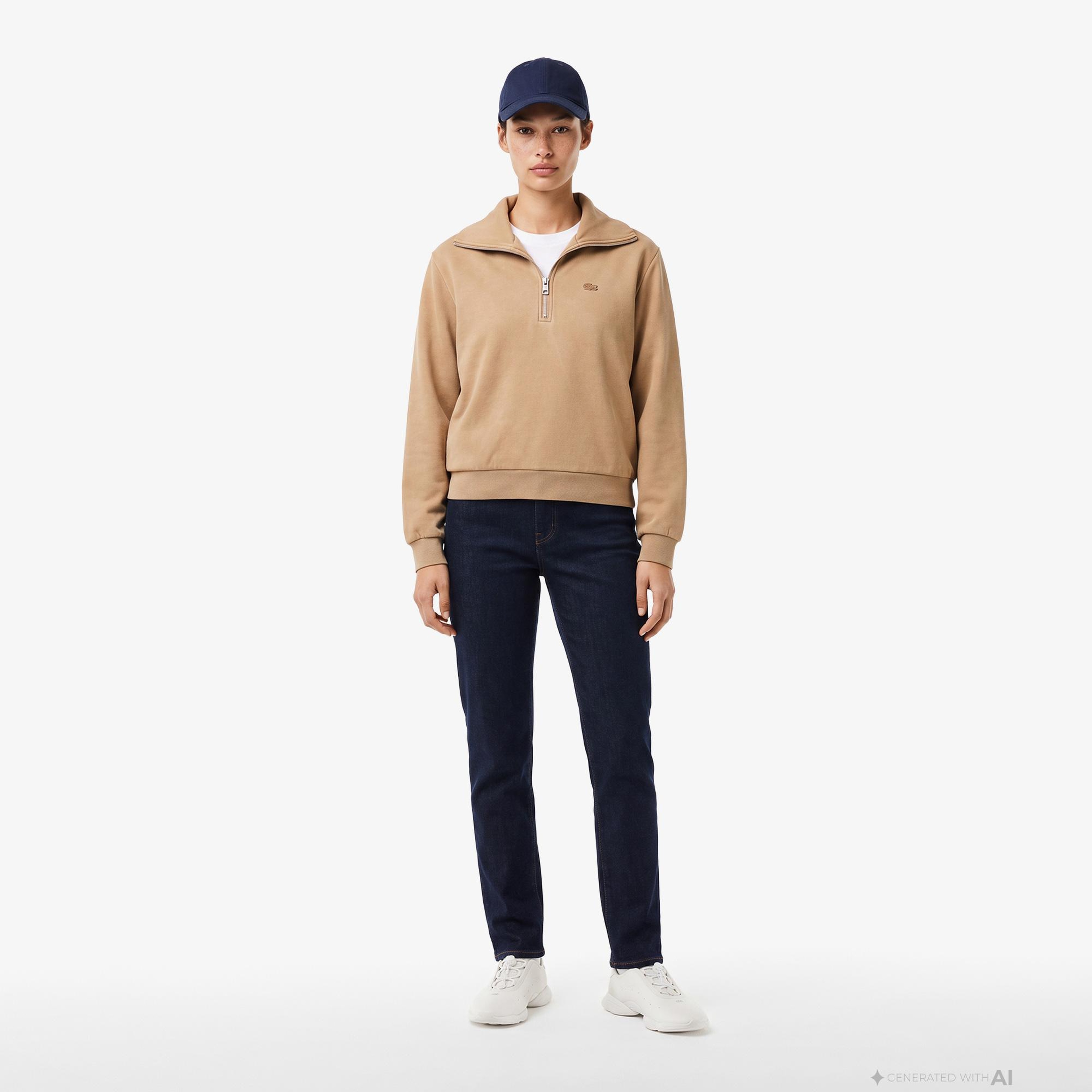 Kadın Slim Fit Lacivert Jean Pantolon