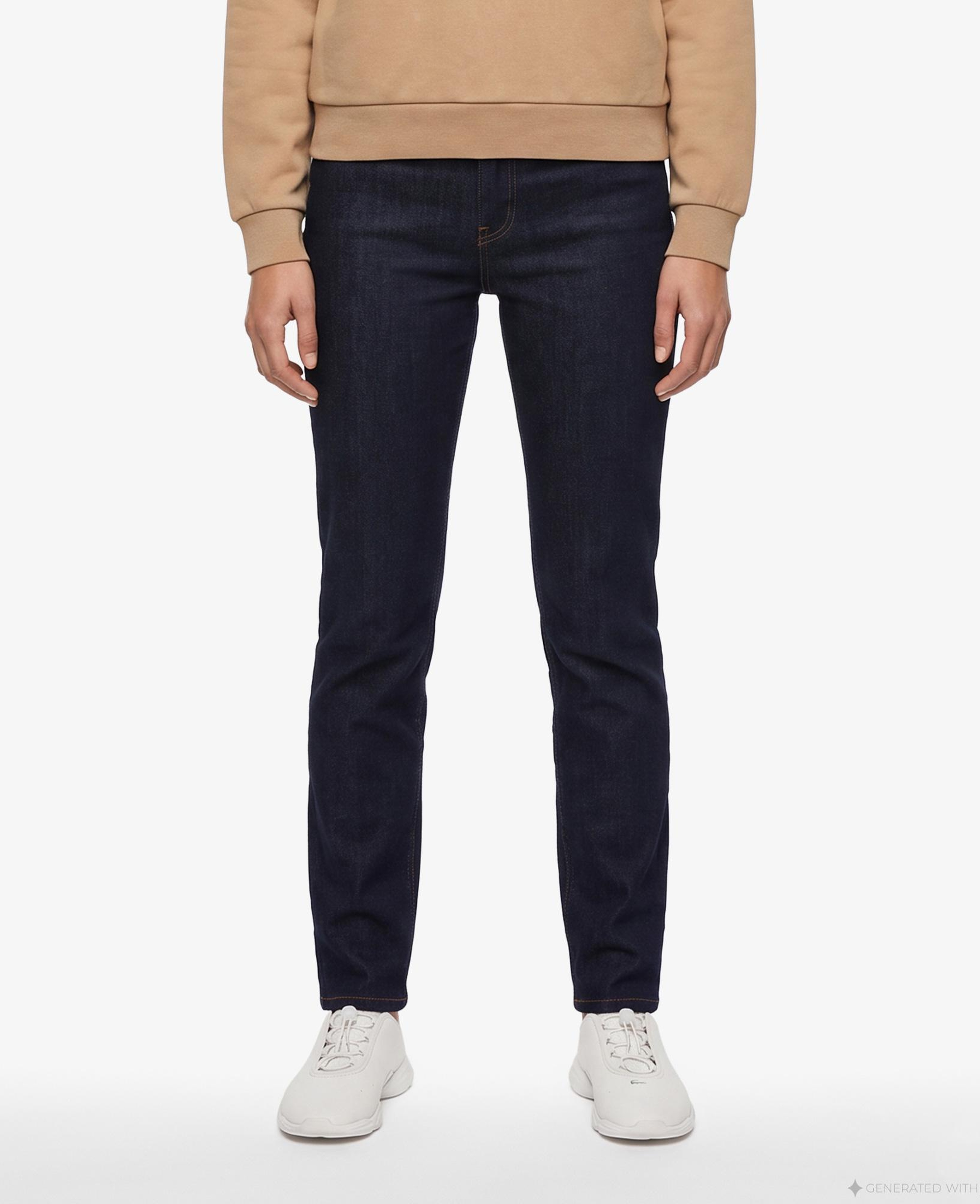 Kadın Slim Fit Lacivert Jean Pantolon