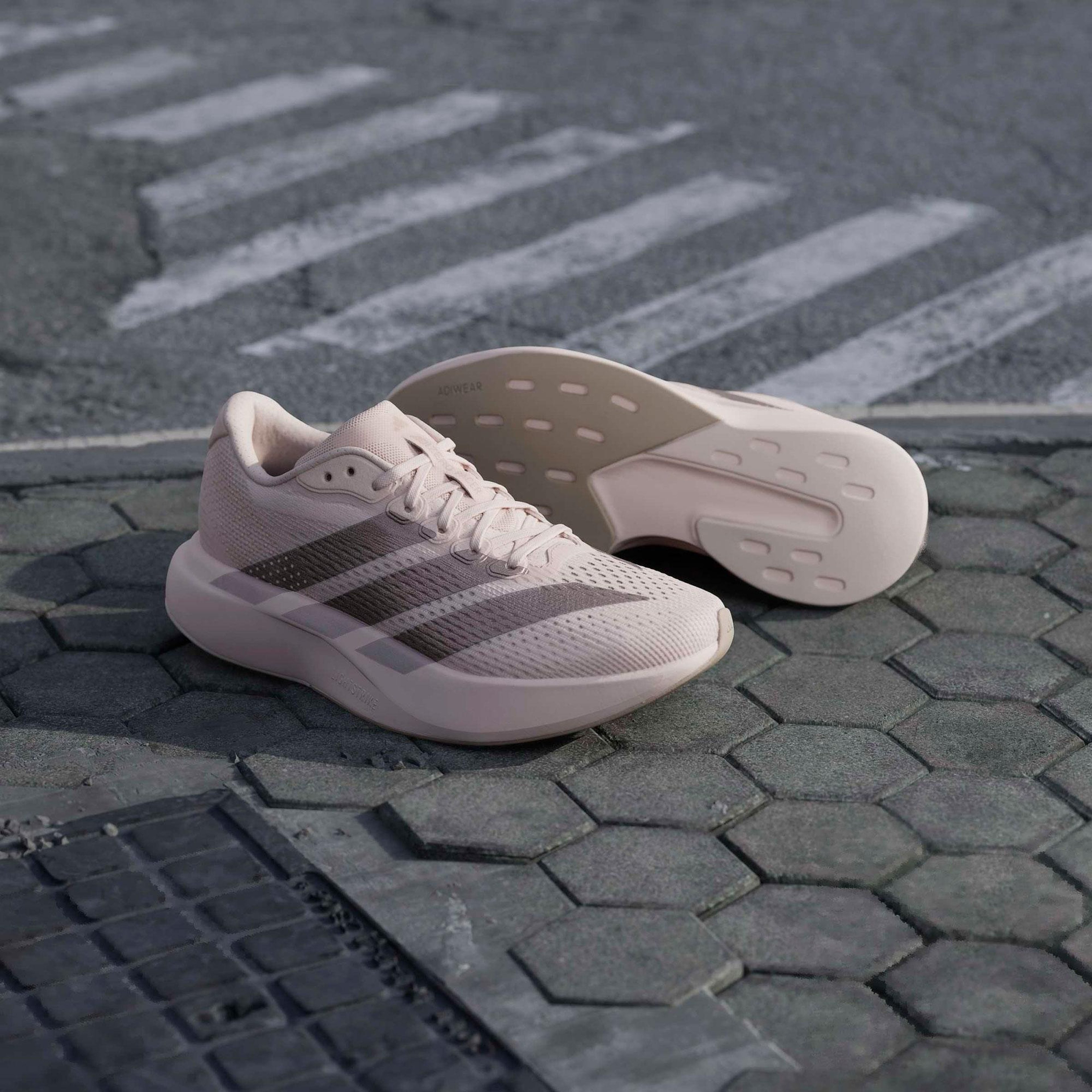 adidas Adizero Pacer Kadın Bej Koşu Ayakkabısı