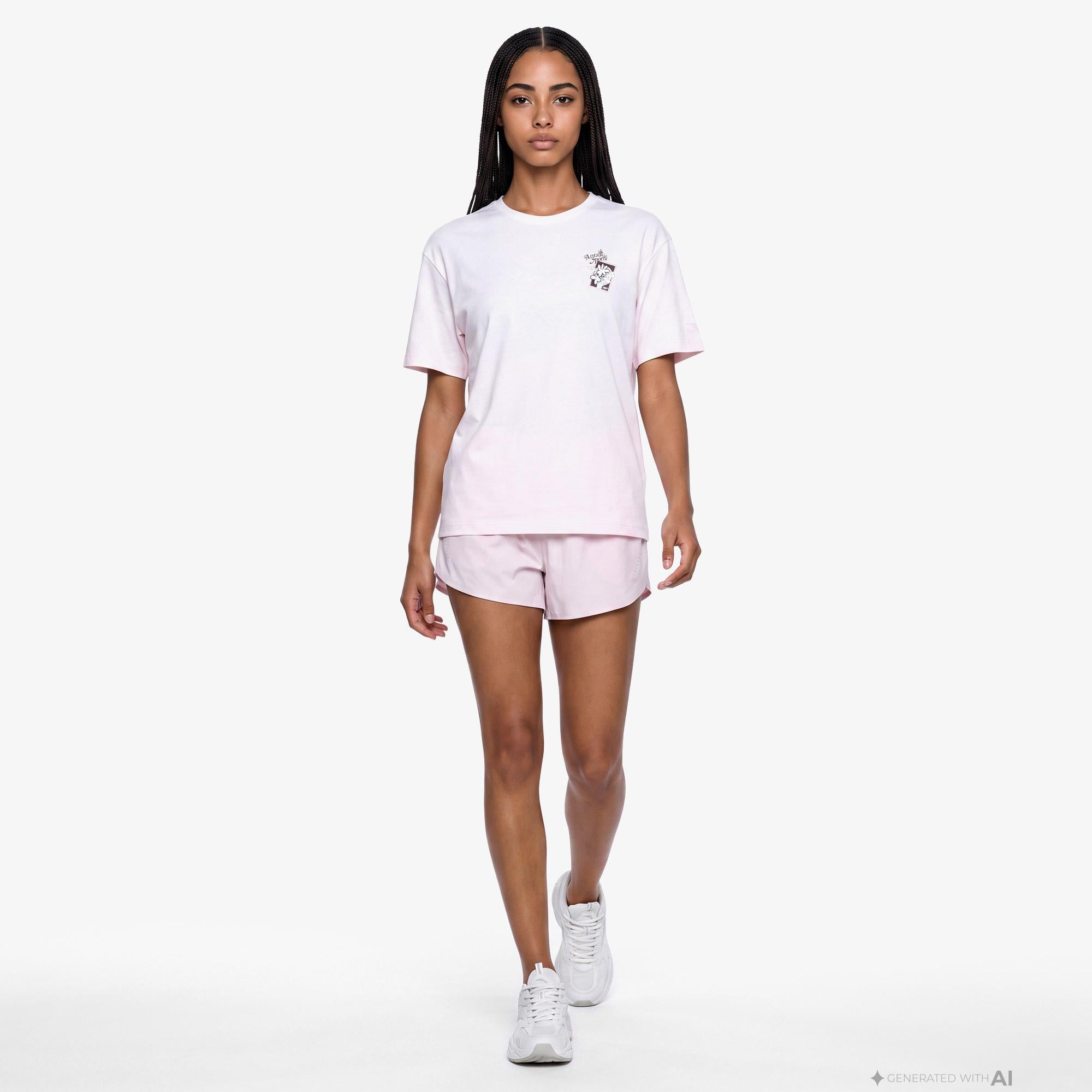 Anta Serve Smash Repeat Kadın Pembe T-Shirt
