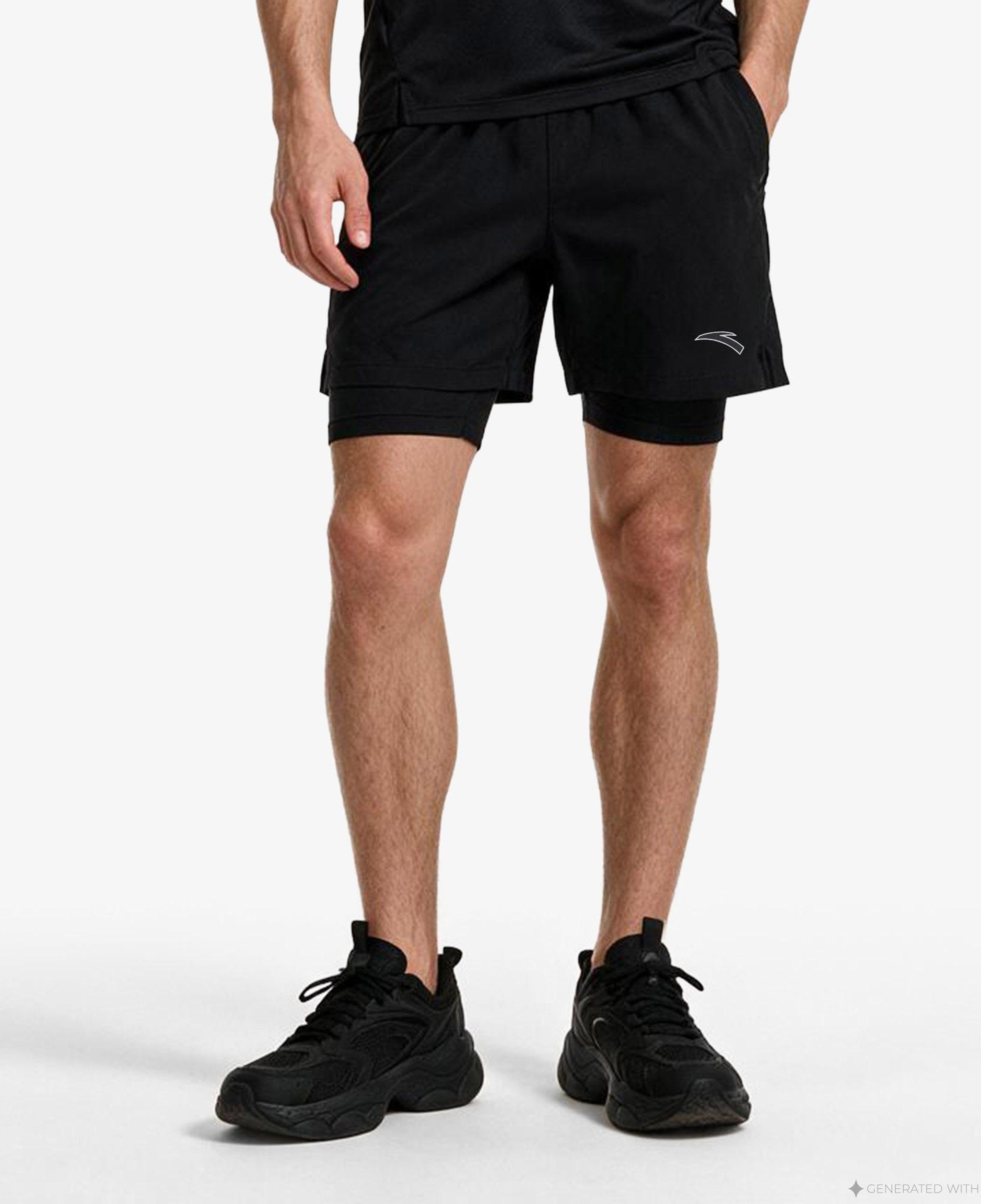 Anta Fashion Road Run Erkek Siyah Şort