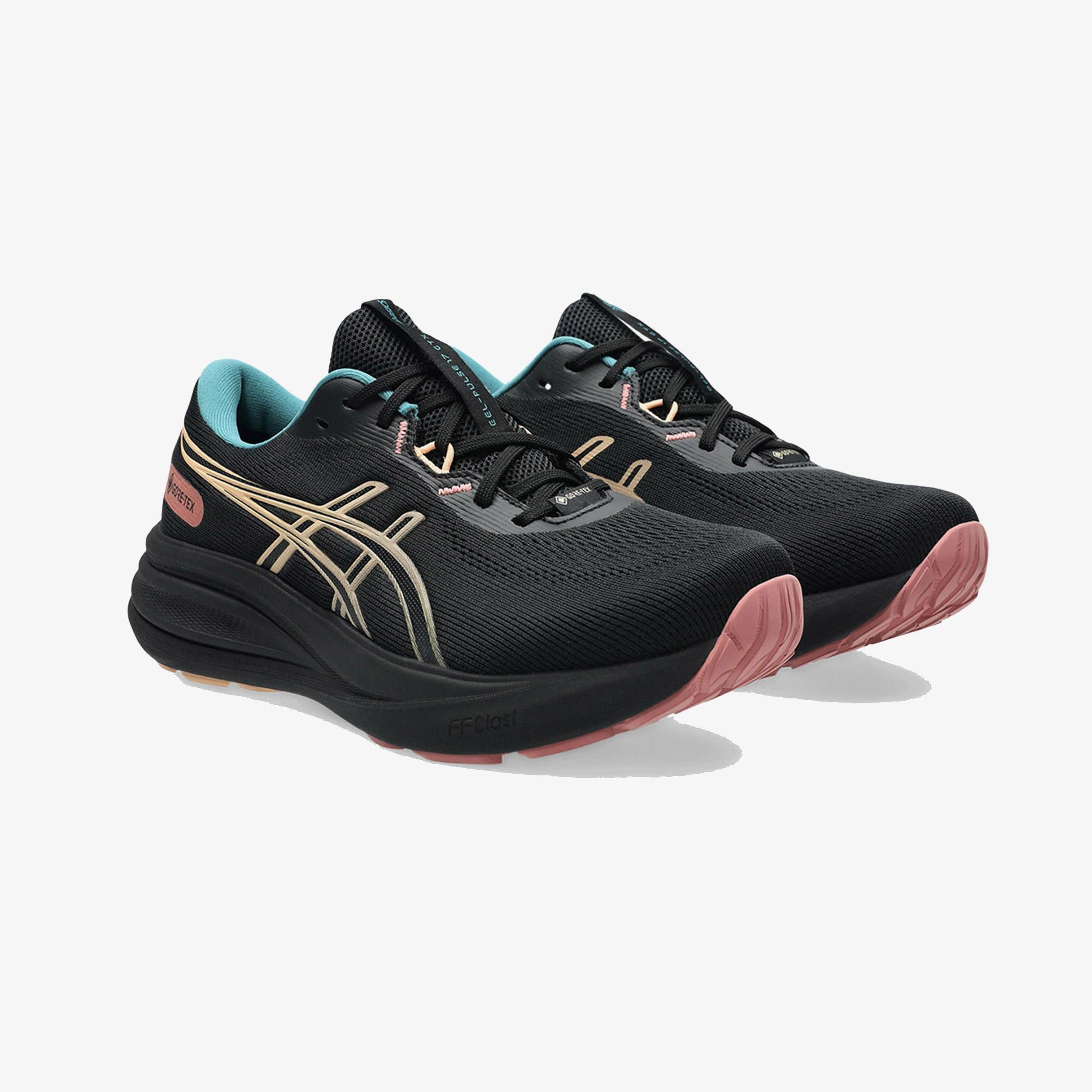 Asics Gel Pulse 17 Gore-Tex Kadın Siyah Yol Koşusu Ayakkabısı