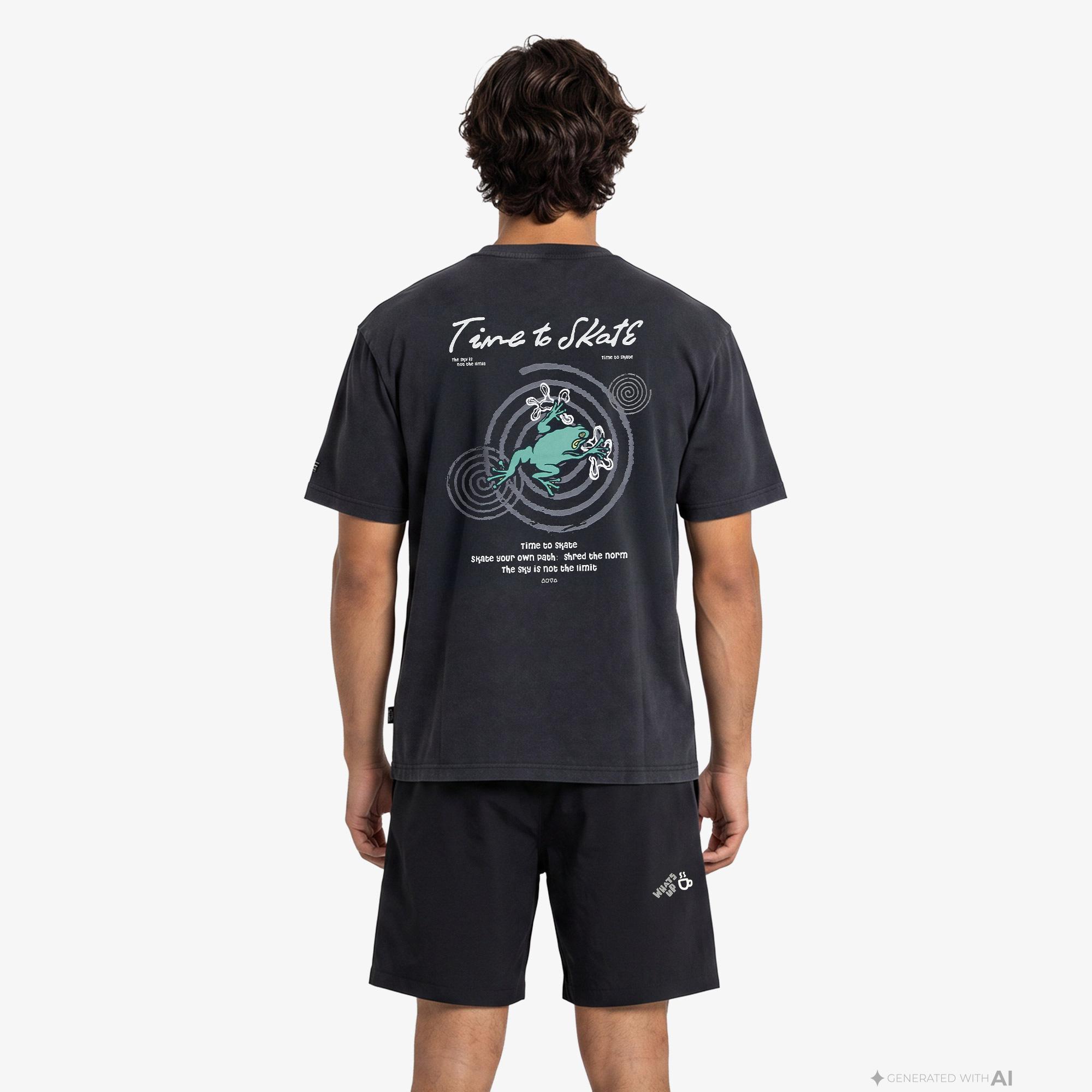 Anta Anta Skate Erkek Siyah T-Shirt