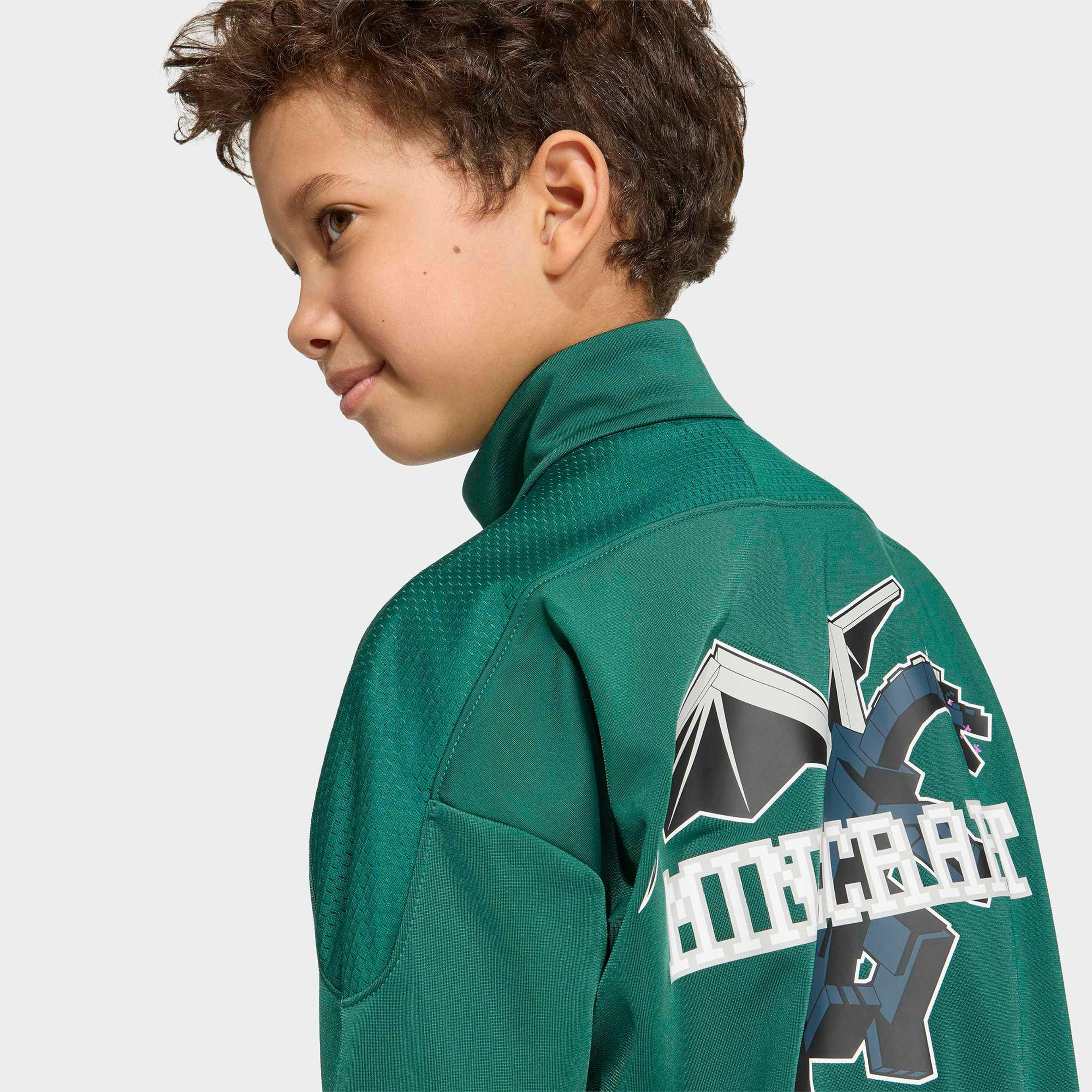 adidas Little Kids Minecraft Çocuk Yeşil Ceket