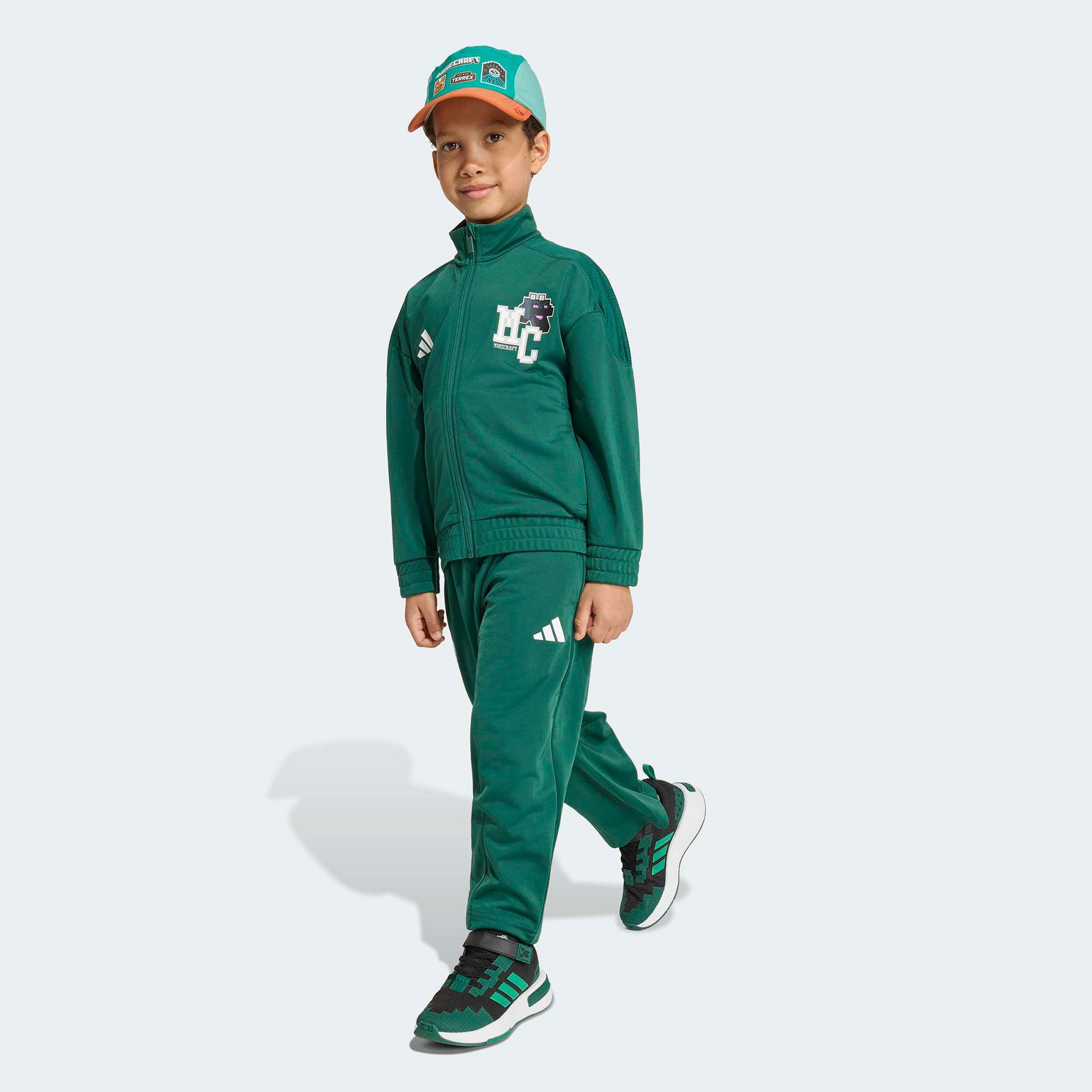 adidas Little Kids Minecraft Çocuk Yeşil Ceket