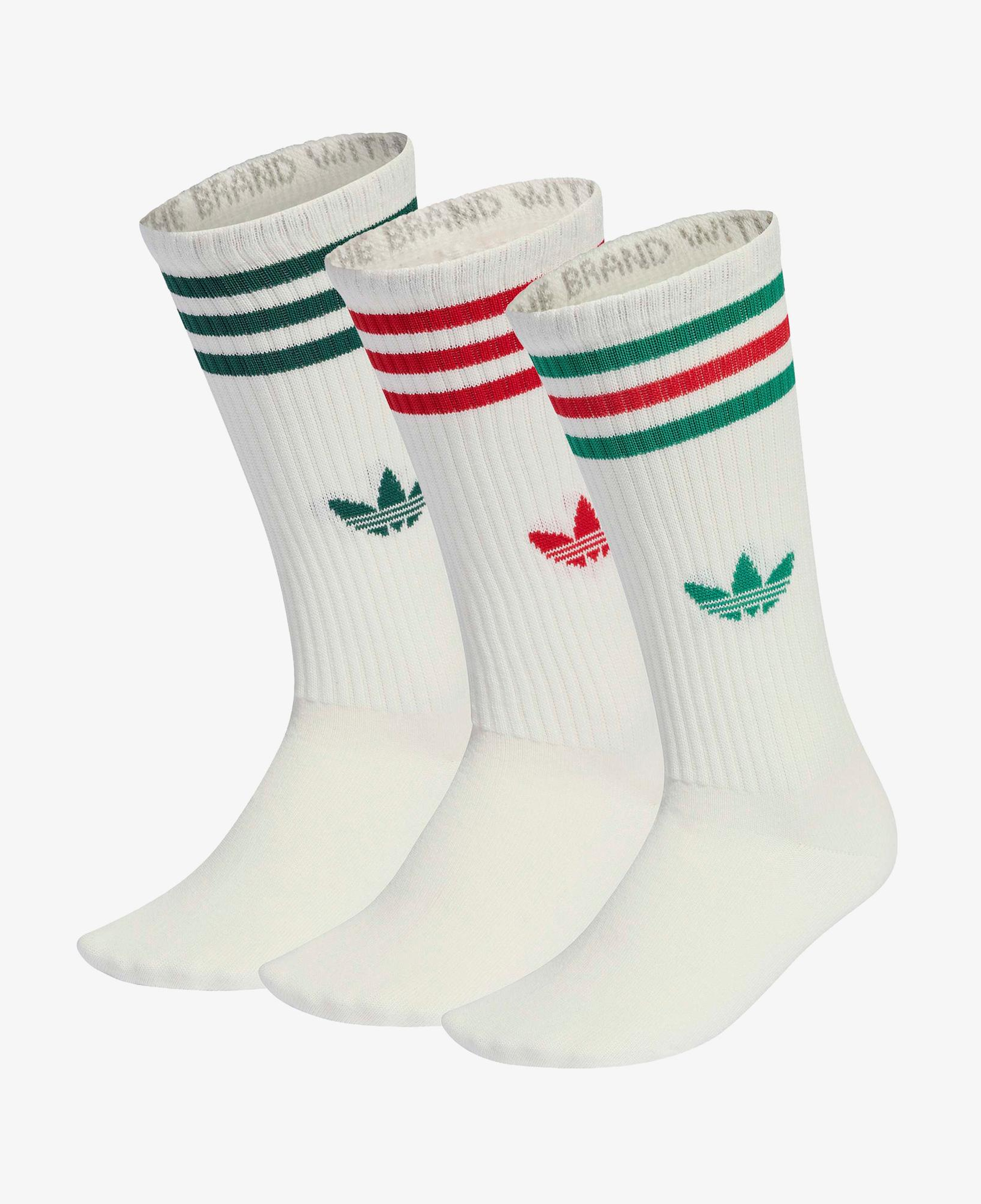 adidas 3S High Crew Unisex Beyaz 3'lü Çorap