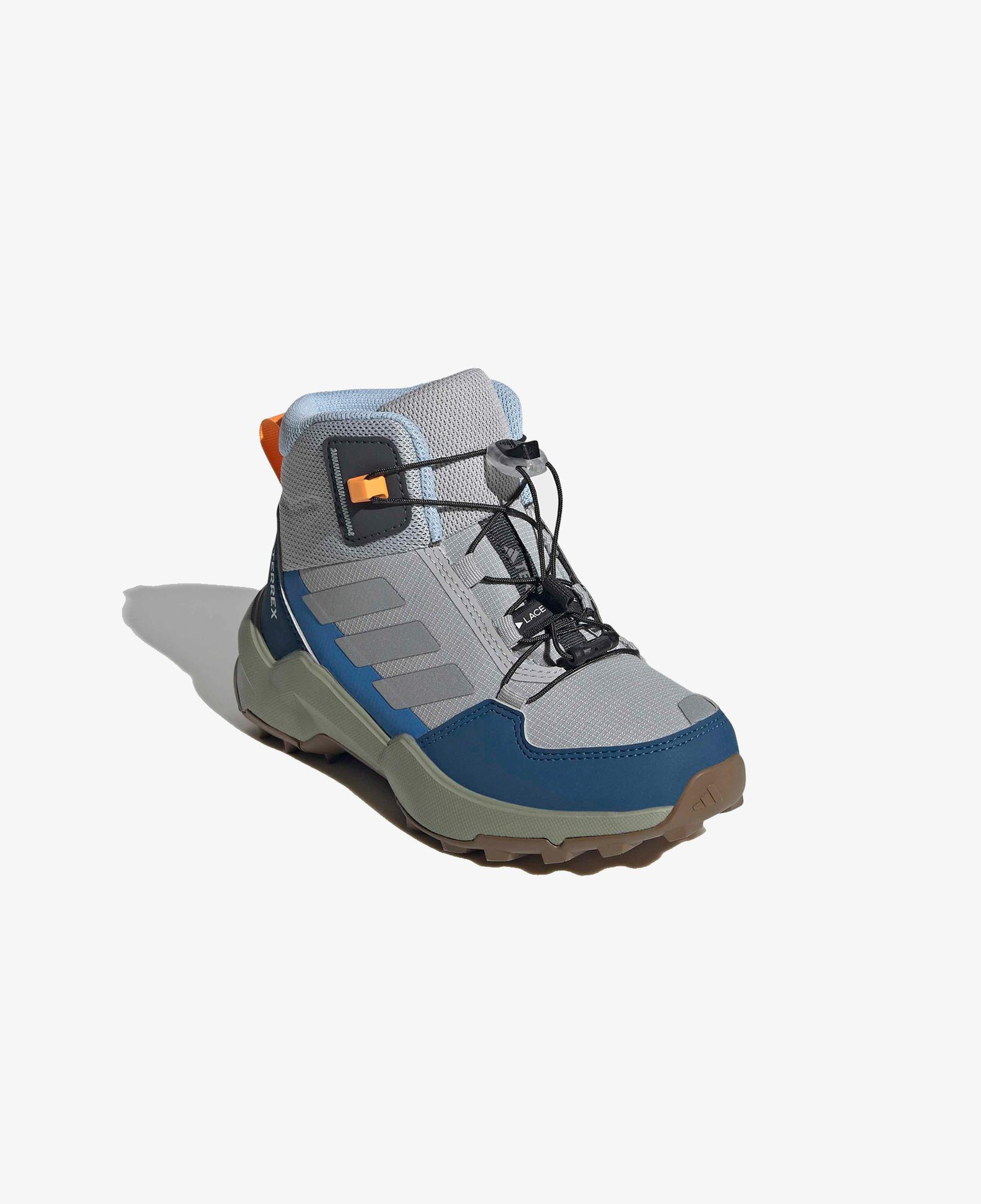 adidas Terrex Ax4r Mid Sl Çocuk Gri Koşu Ayakkabısı