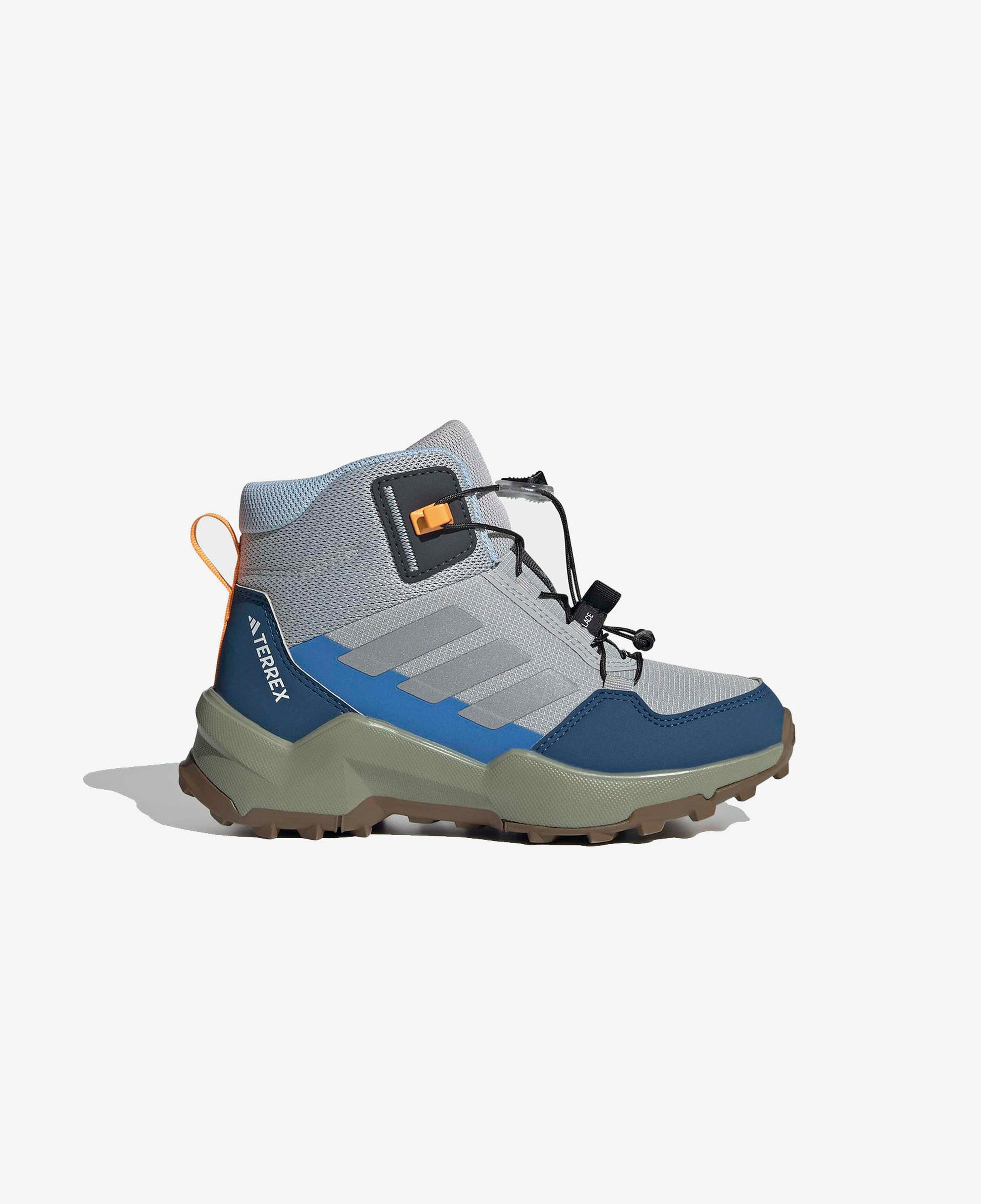 adidas Terrex Ax4r Mid Sl Çocuk Gri Koşu Ayakkabısı