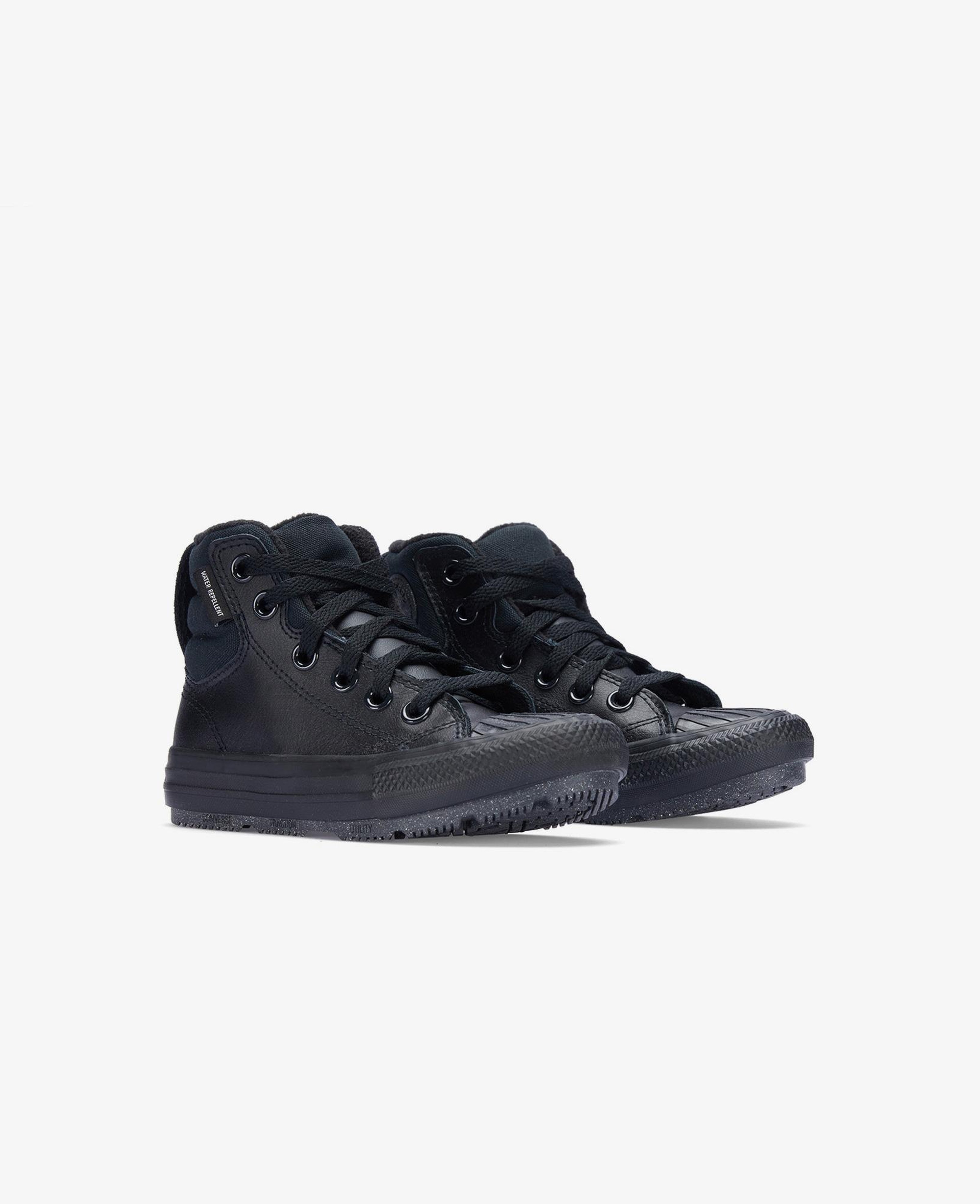 Converse Chuck Taylor All Star Berkshire Çocuk Siyah Deri Bot