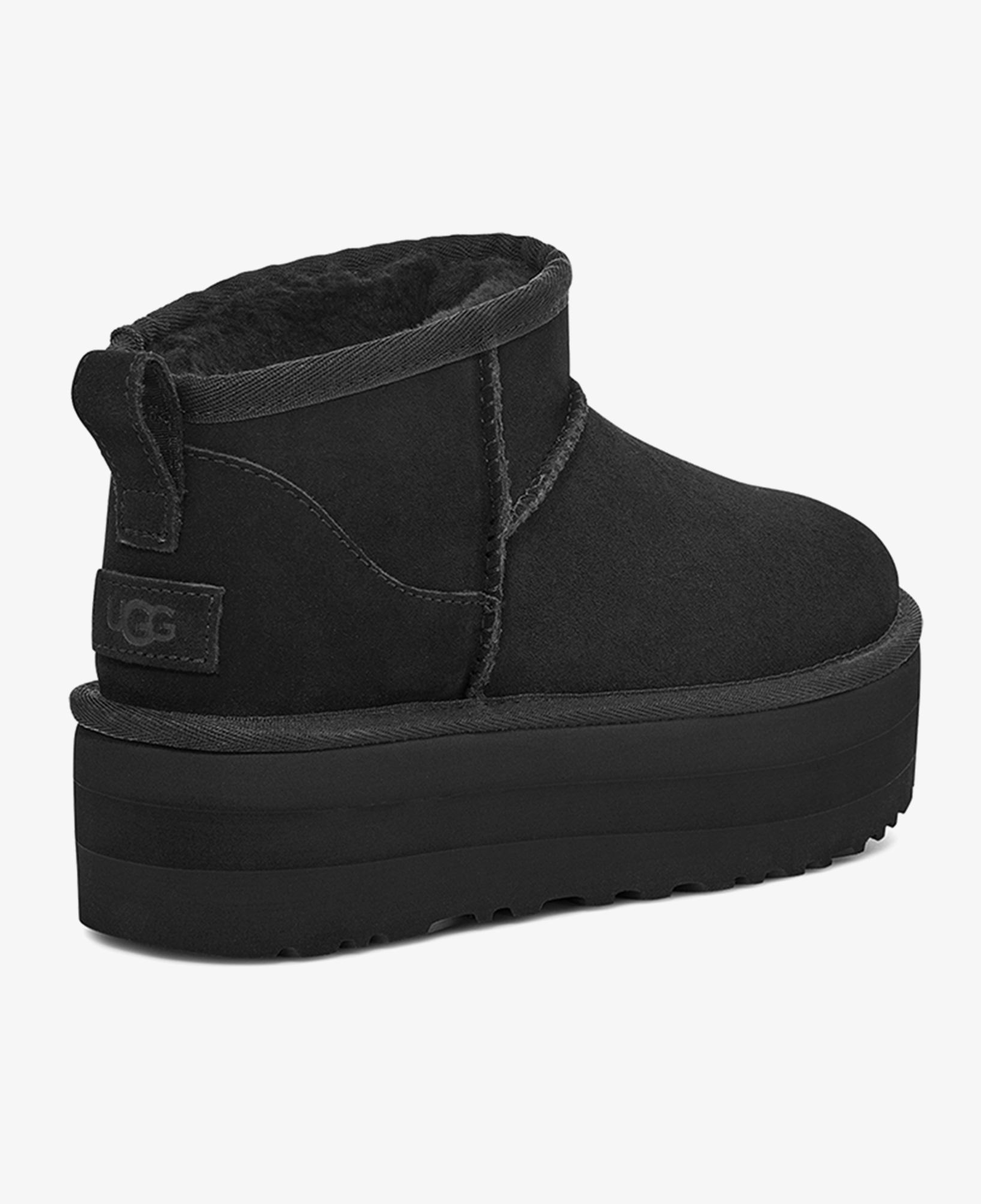 UGG Classic Ultra Mini Platform Kadın Siyah Bot