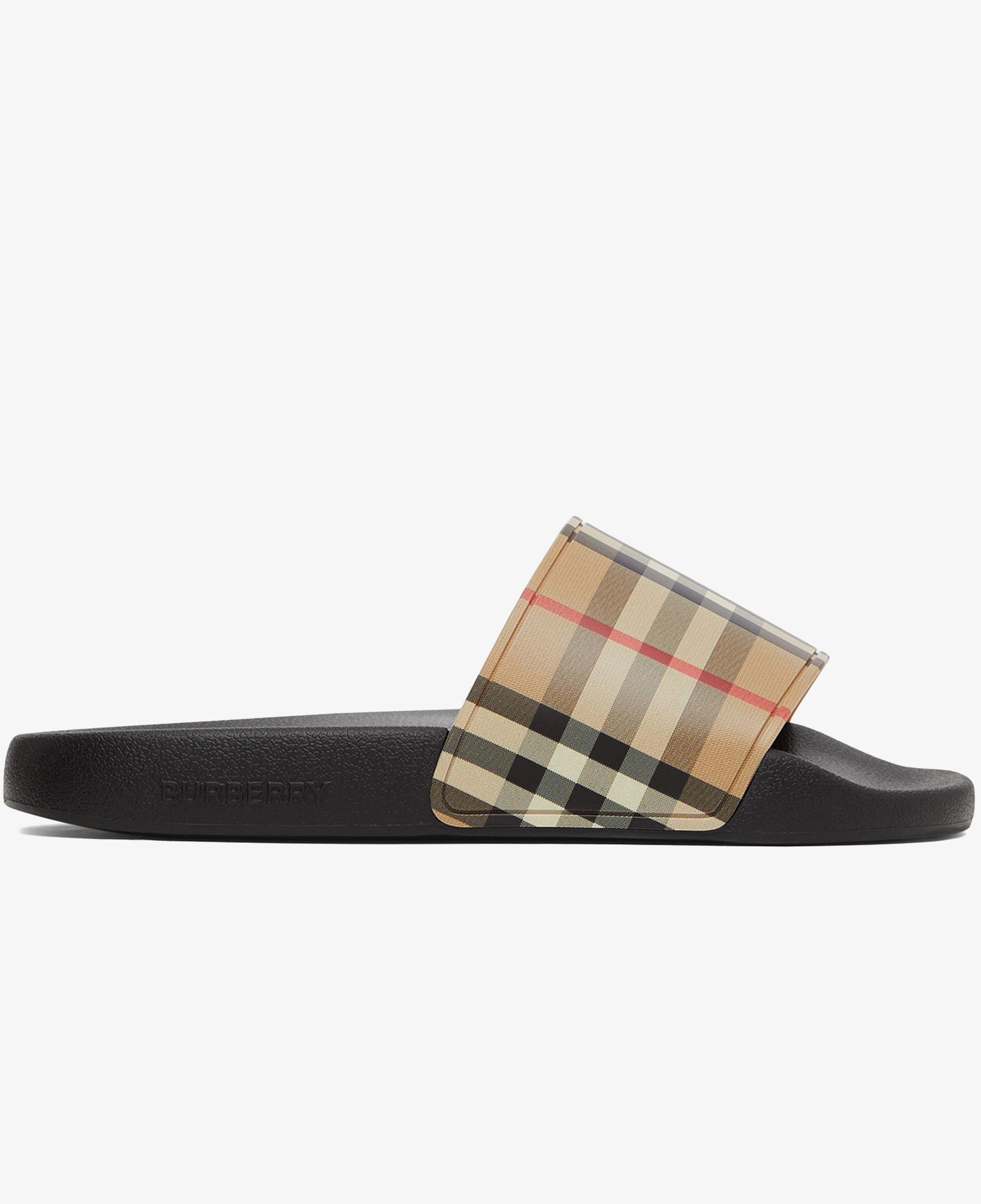 Burberry Furley Vintage Slides Kadın Bej Terlik