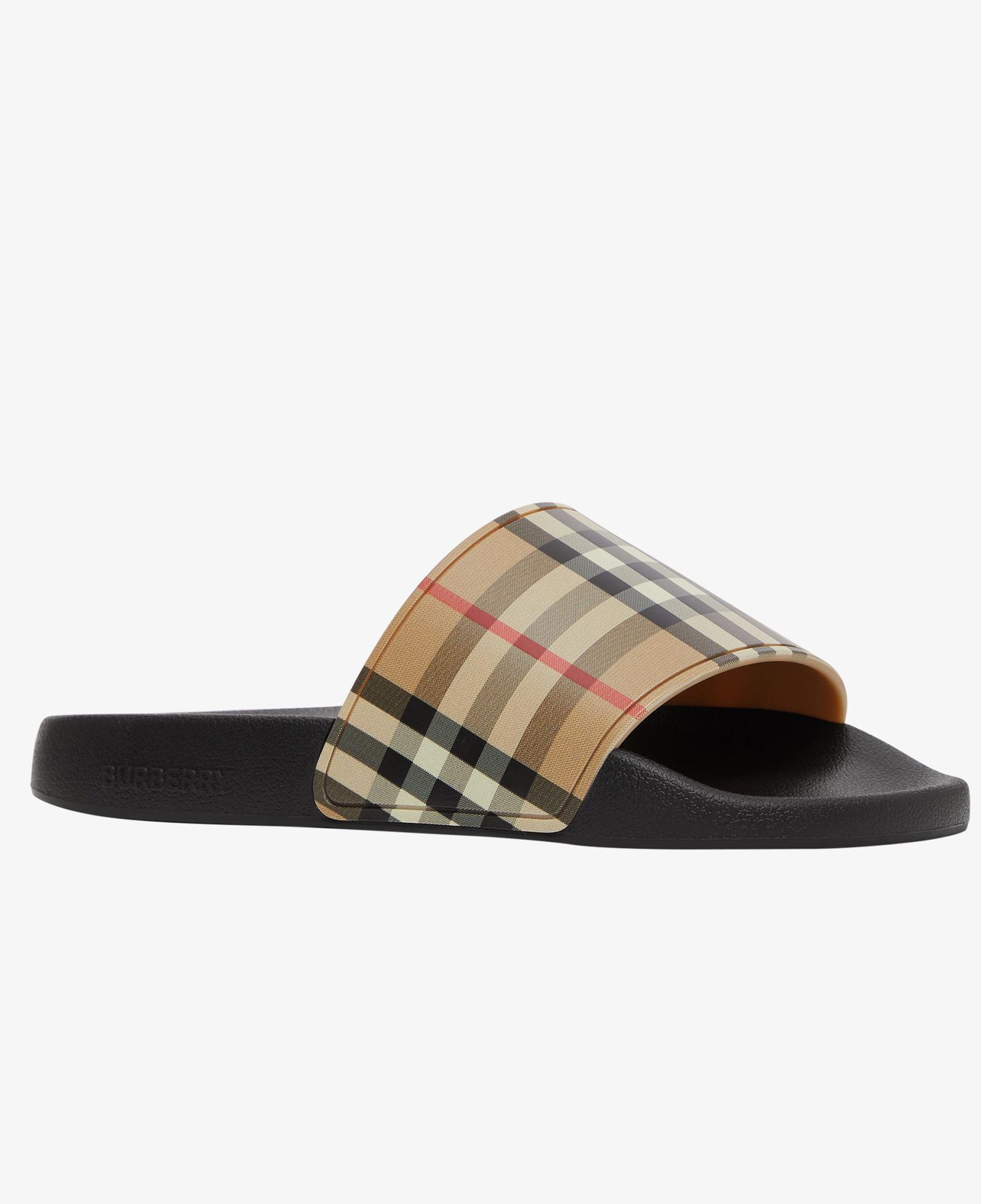 Burberry Furley Vintage Slides Kadın Bej Terlik