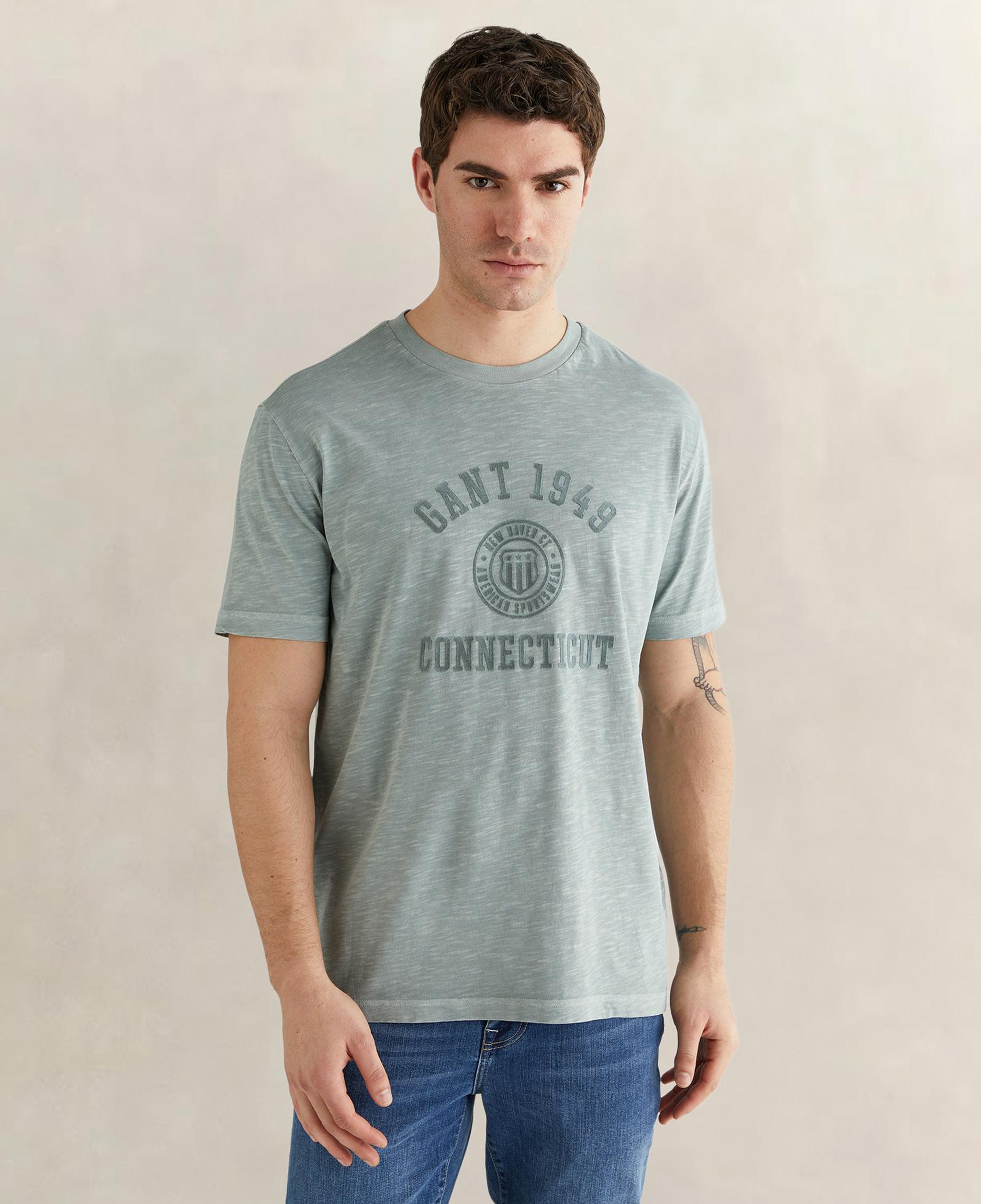 GANT Erkek Yeşil Kısa Kollu T-Shirt