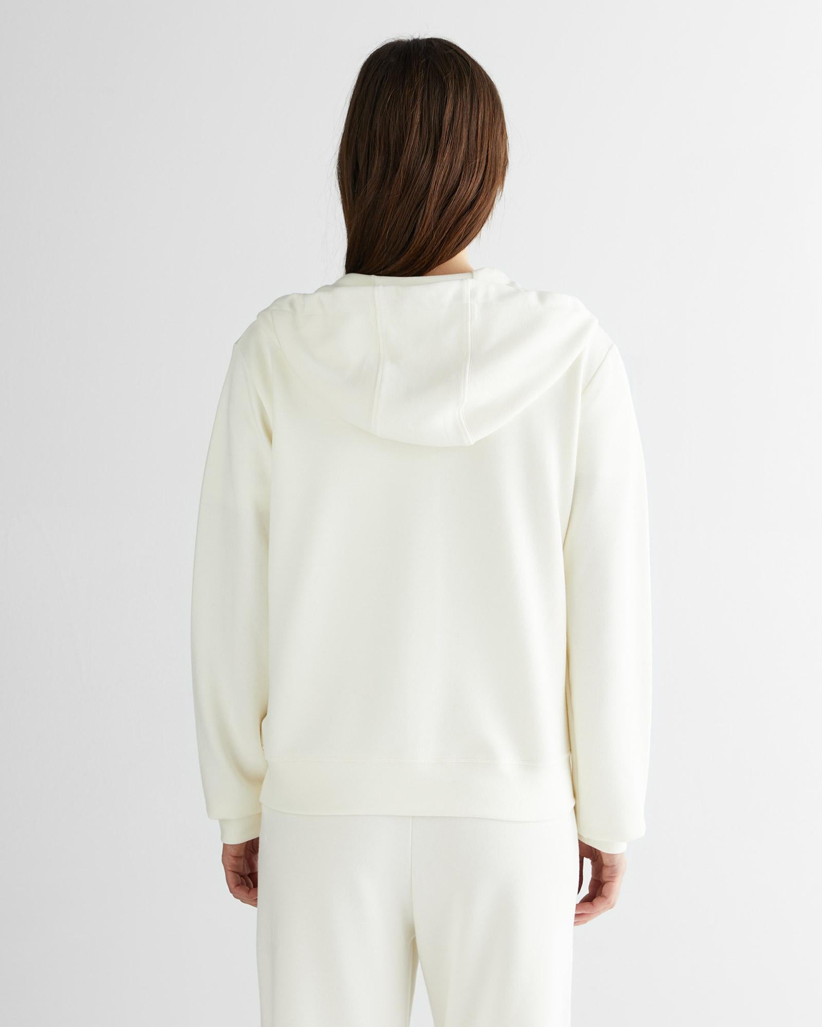GANT Kadın Krem Kapüşonlu Sweatshirt