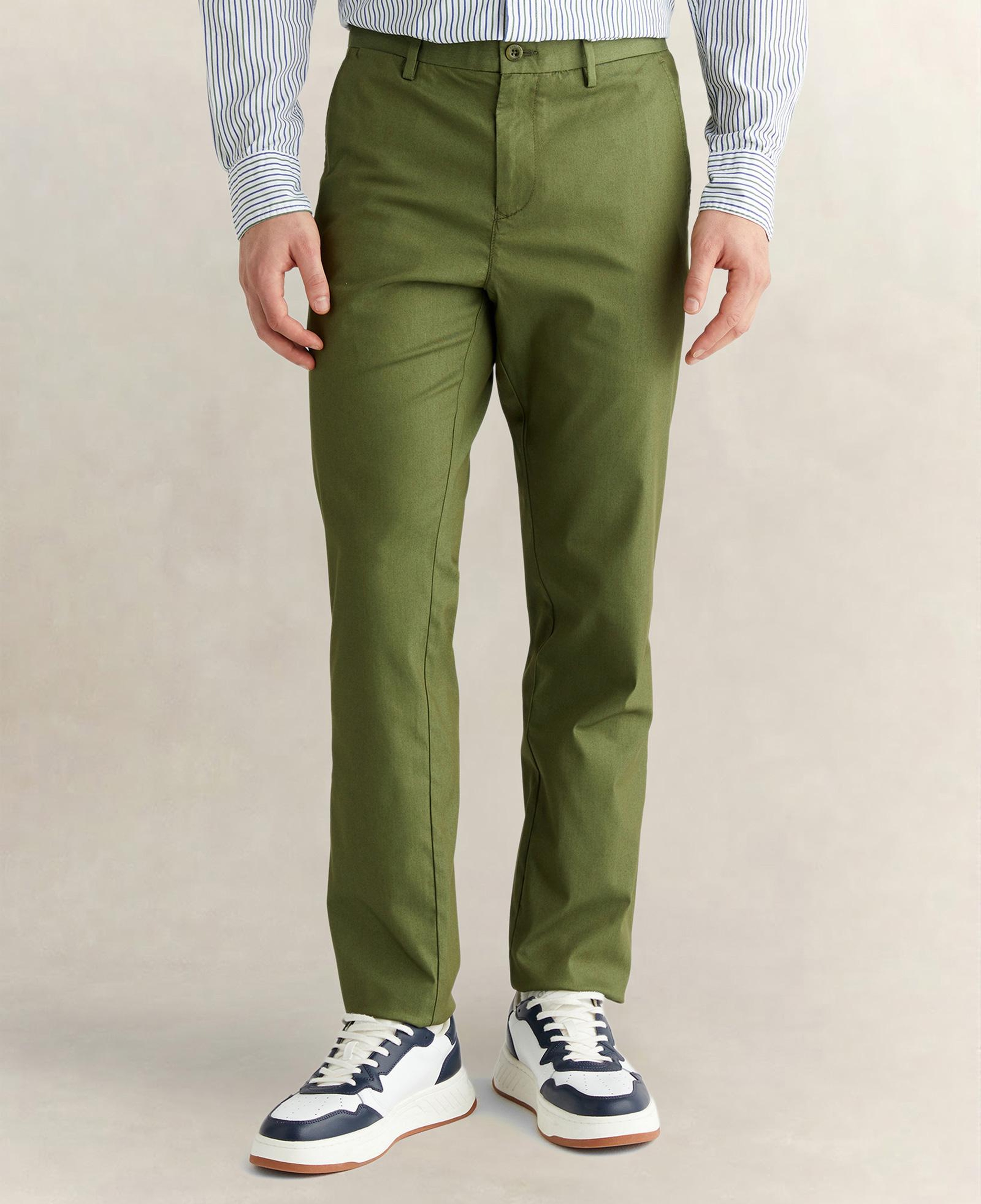 GANT Erkek Yeşil Slim Fit Pantolon