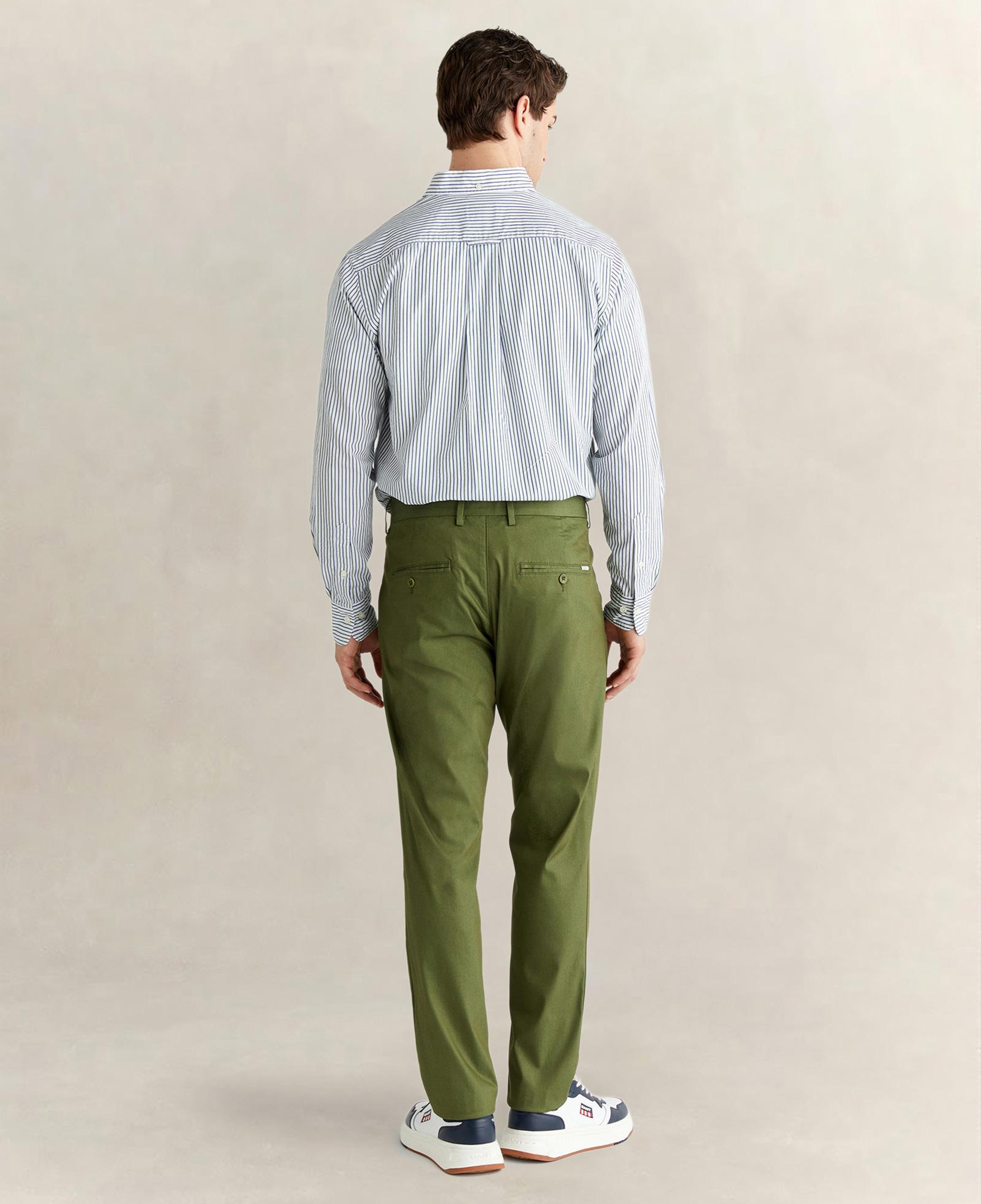 GANT Erkek Yeşil Slim Fit Pantolon