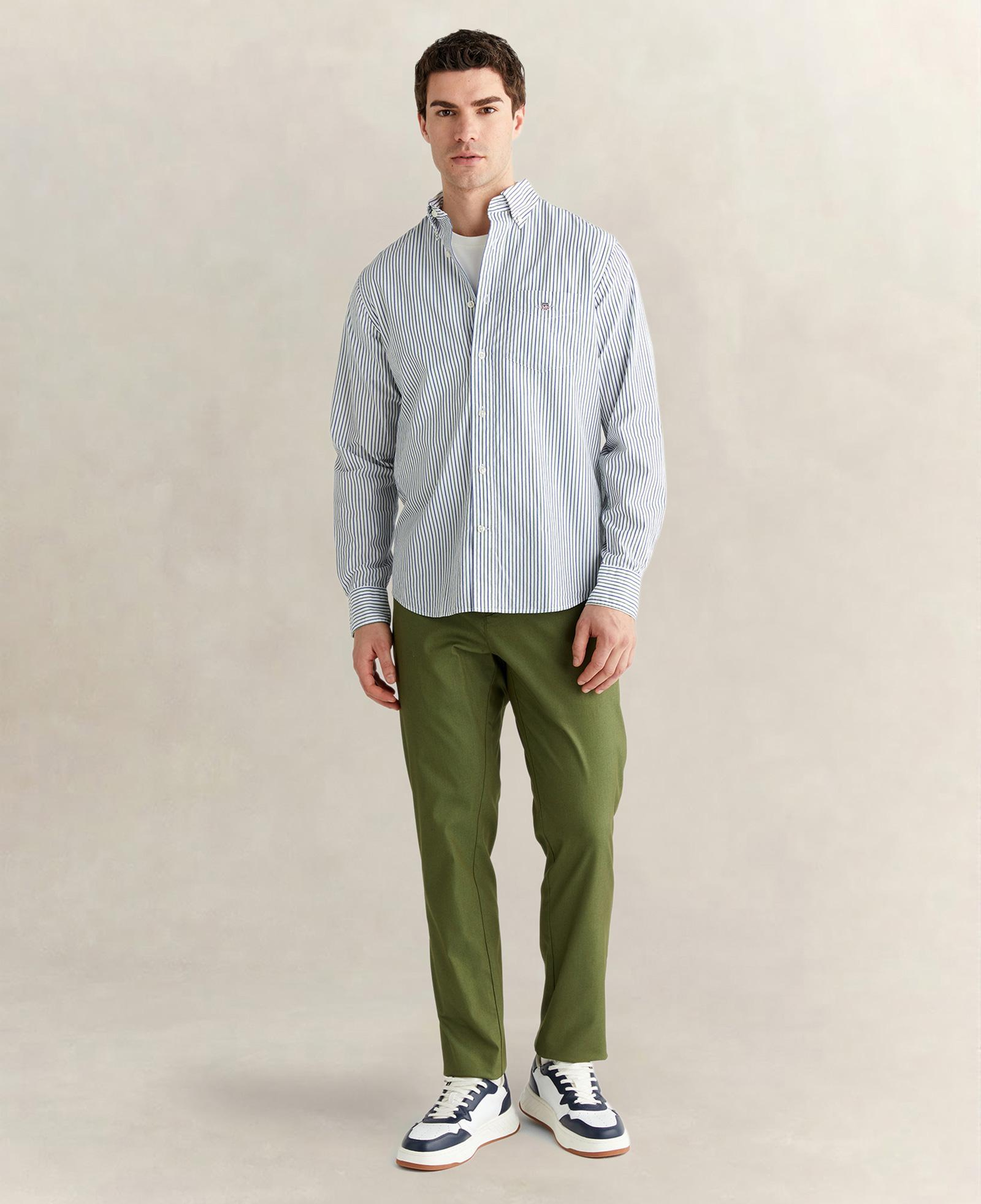GANT Erkek Yeşil Slim Fit Pantolon
