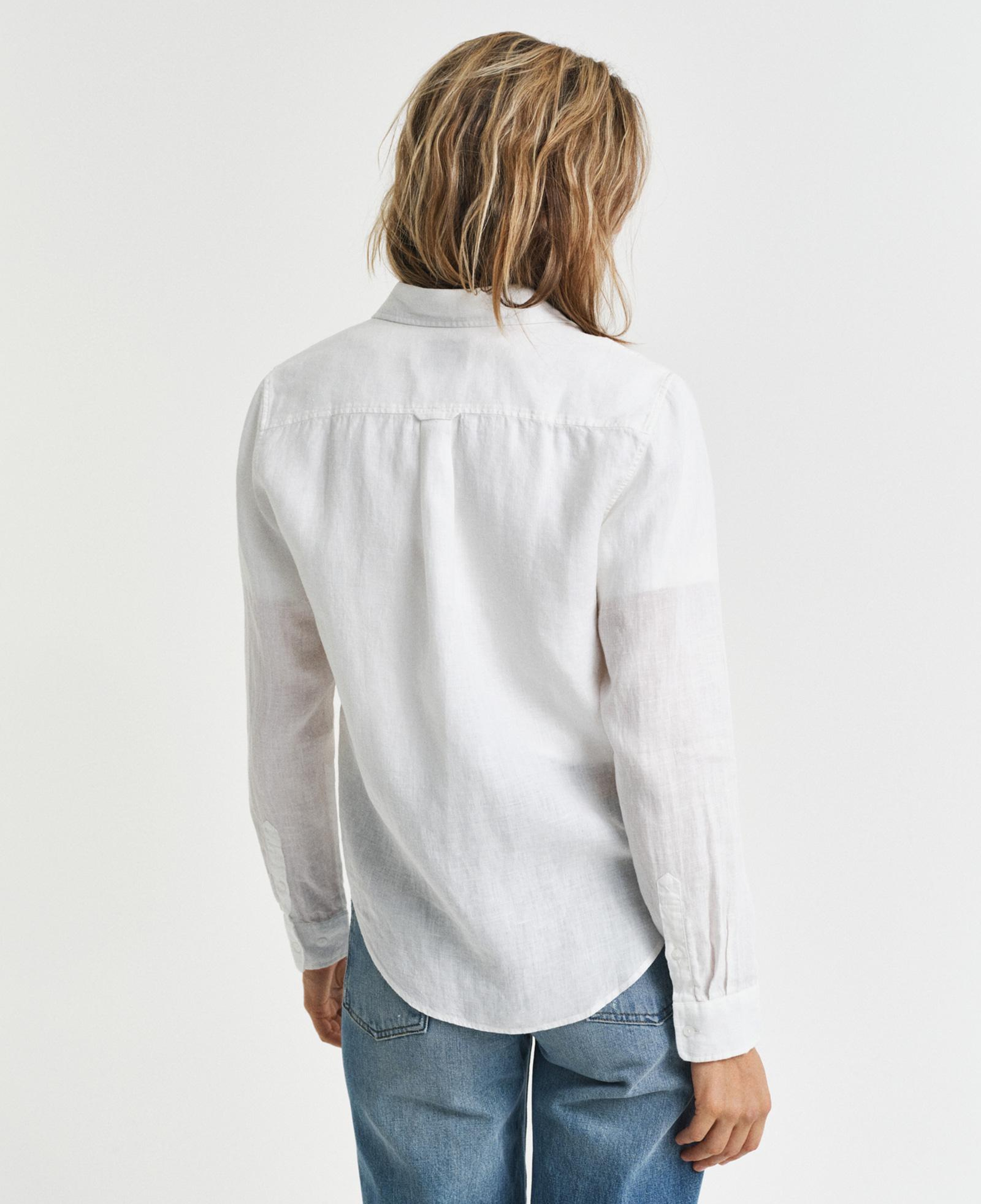 GANT Kadın Beyaz Regular Fit Klasik Yaka Gömlek