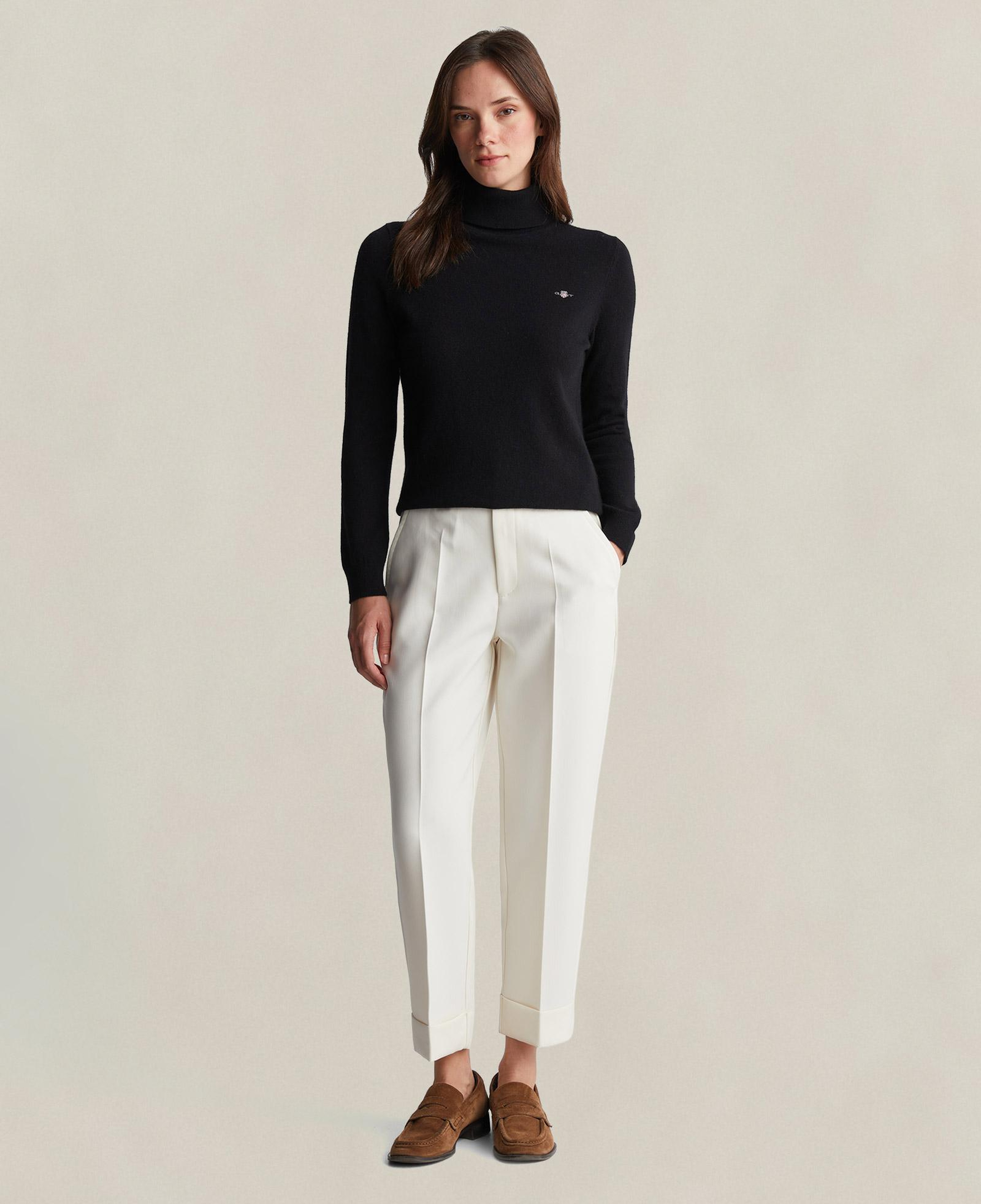 GANT Kadın Krem Regular Fit Pantolon