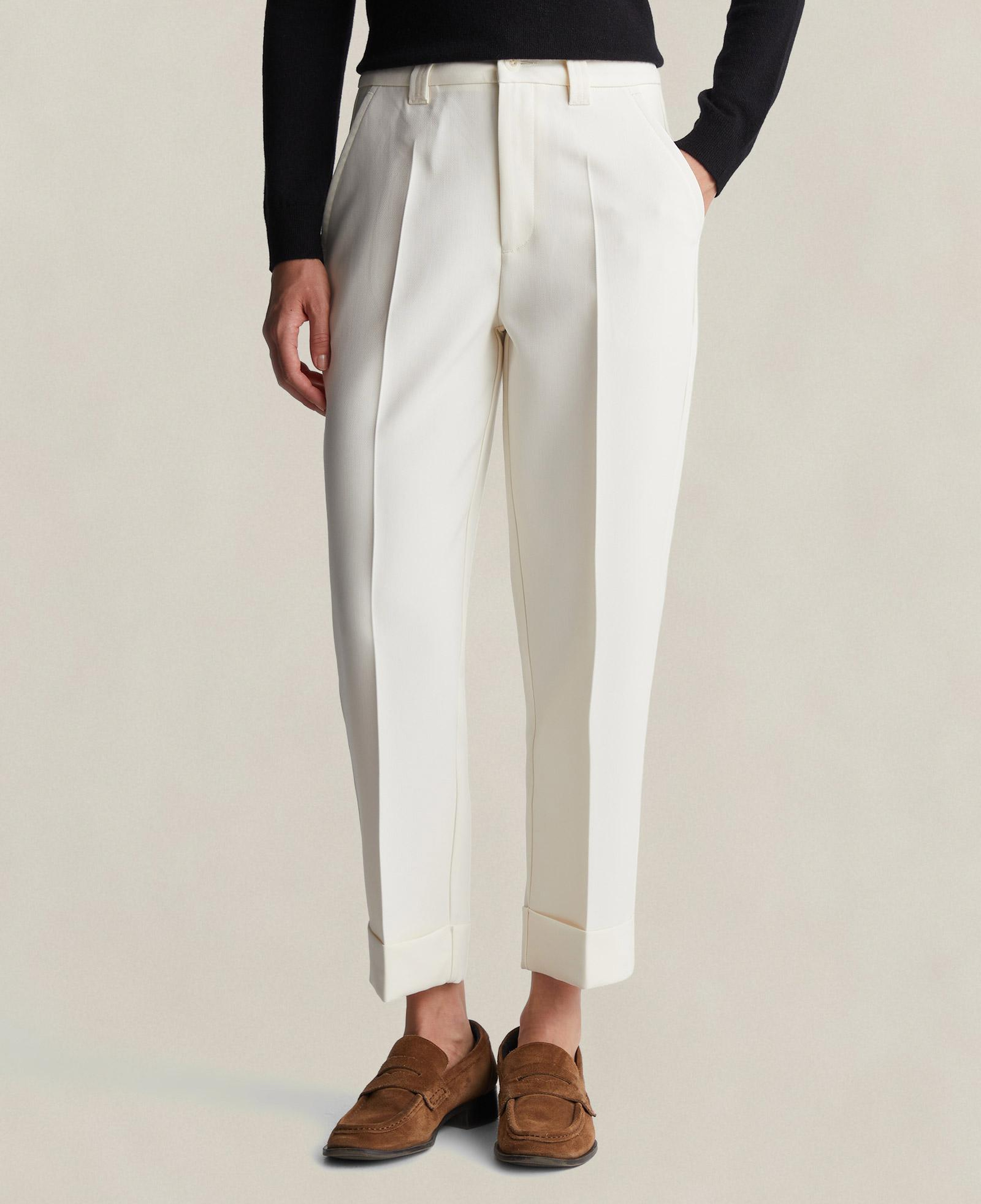 GANT Kadın Krem Regular Fit Pantolon