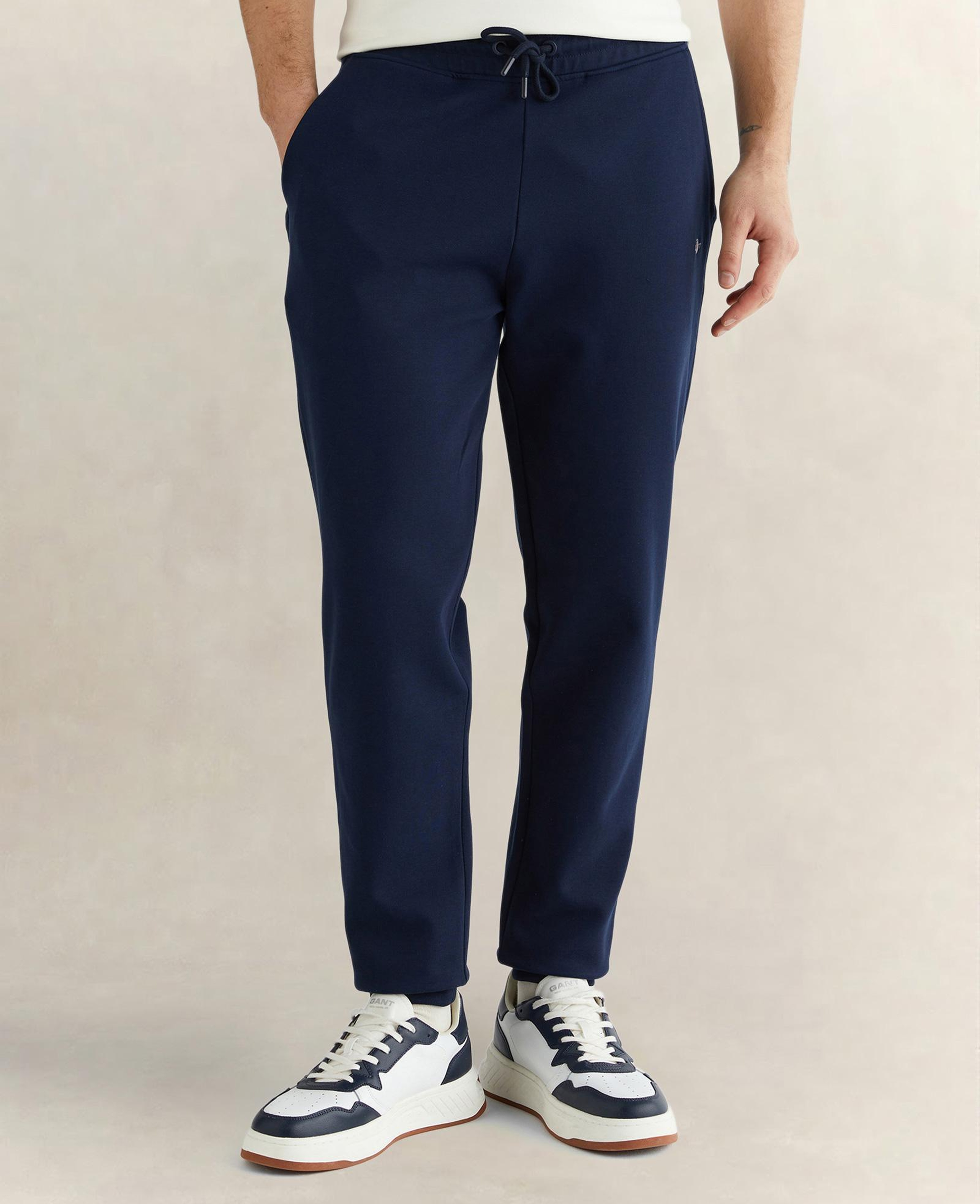 GANT Erkek Lacivert Regular Fit Logolu Eşofman Altı