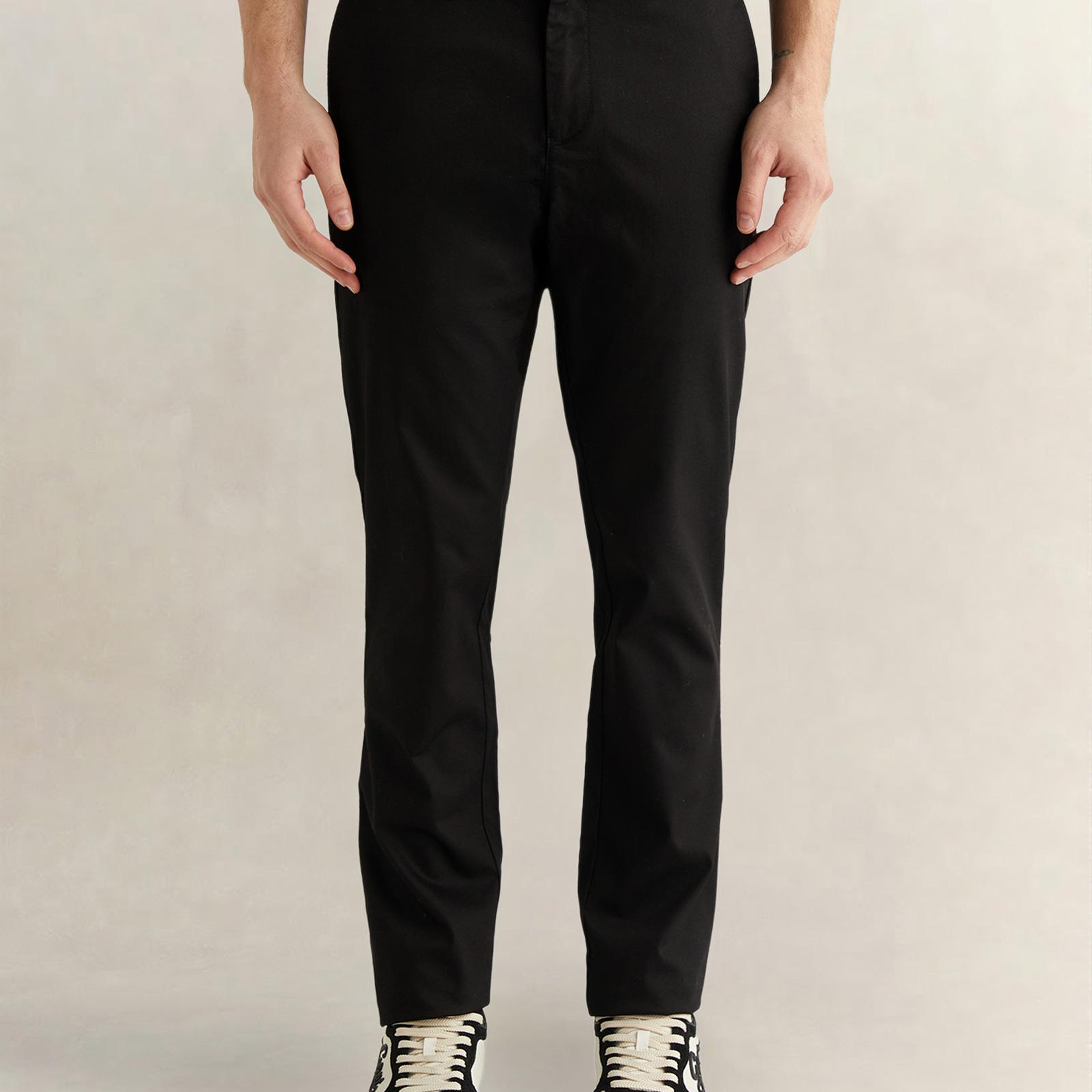 GANT Erkek Siyah Slim Fit Pantolon