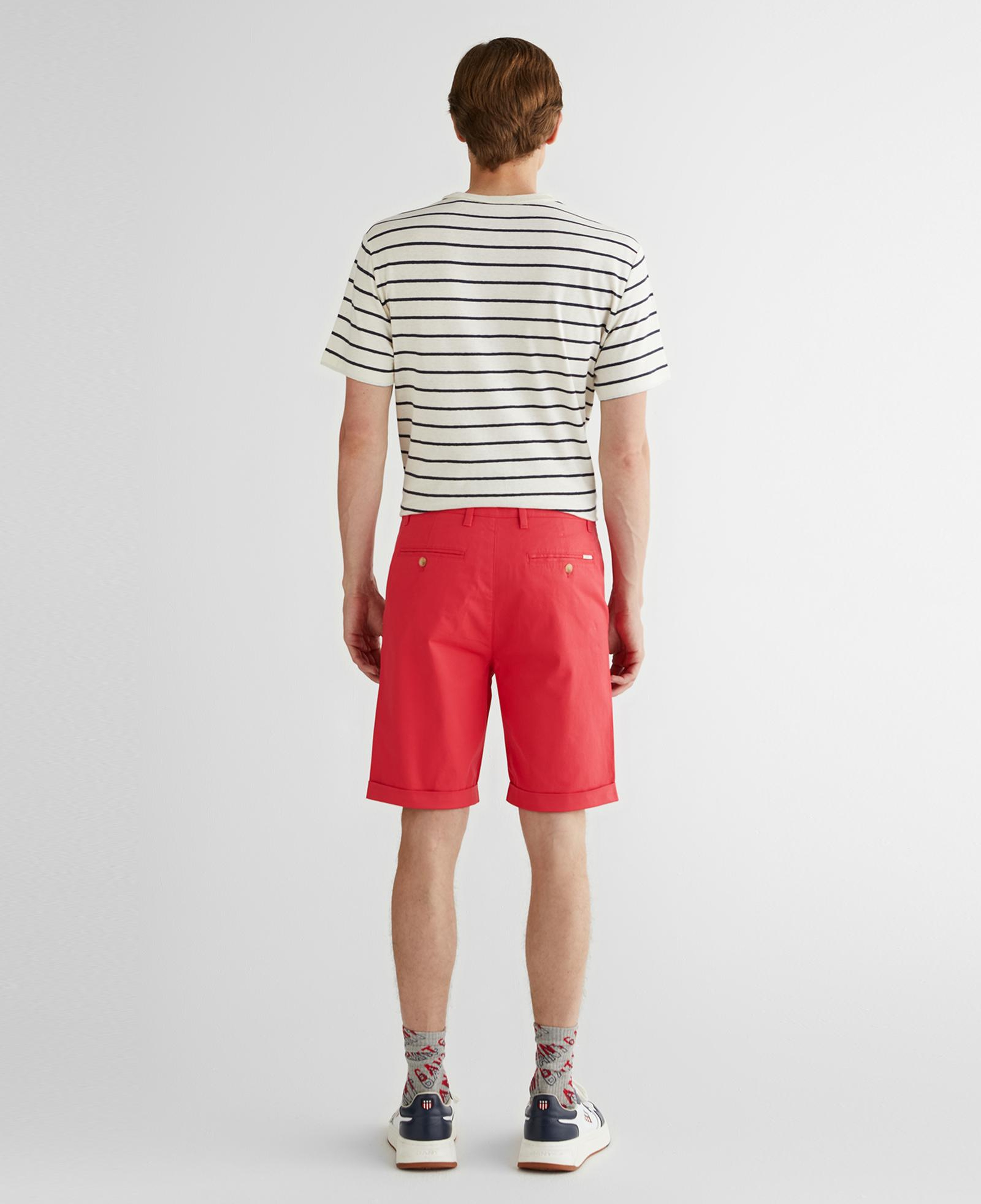 GANT Erkek Kırmızı Slim Fit Şort