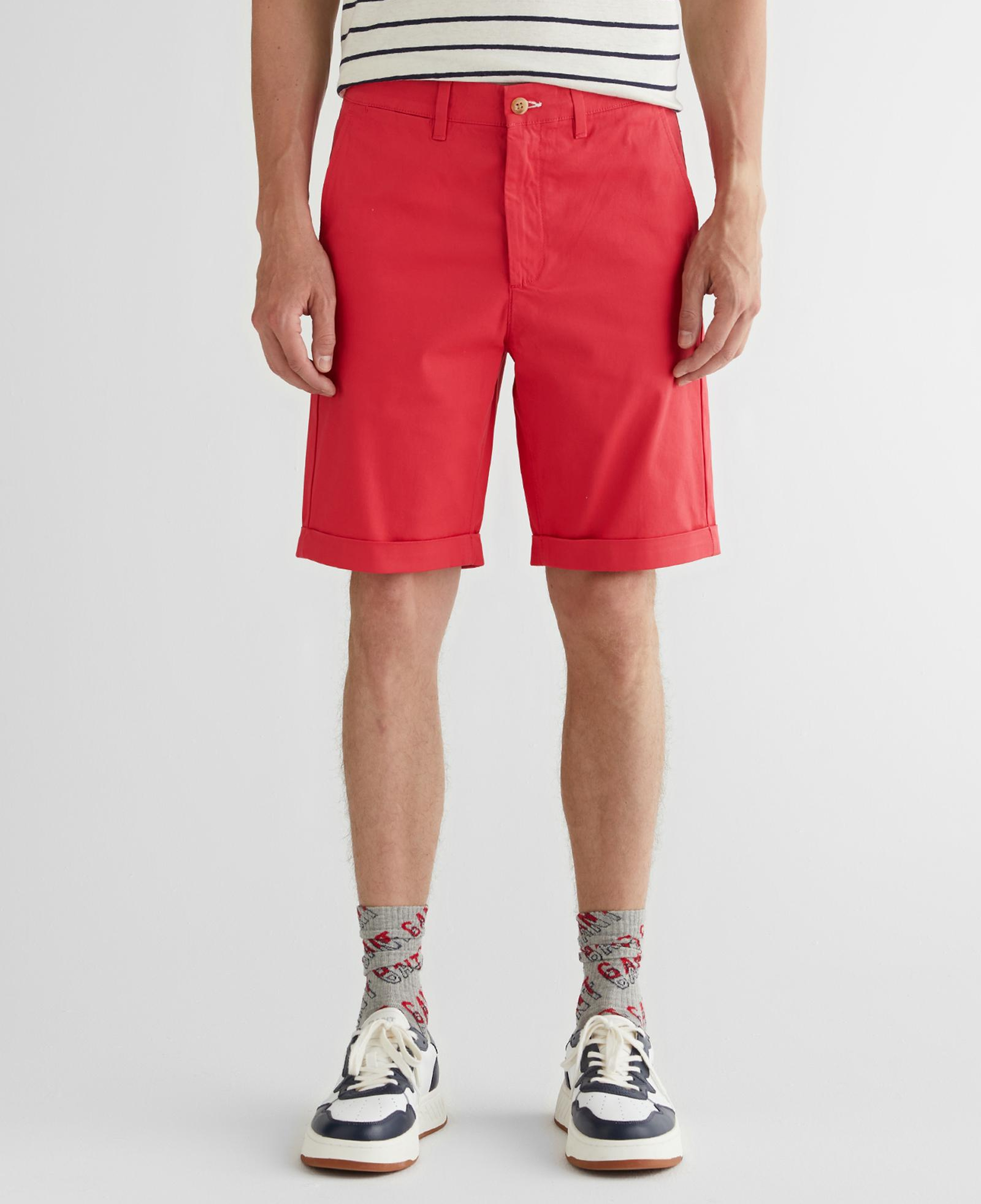GANT Erkek Kırmızı Slim Fit Şort