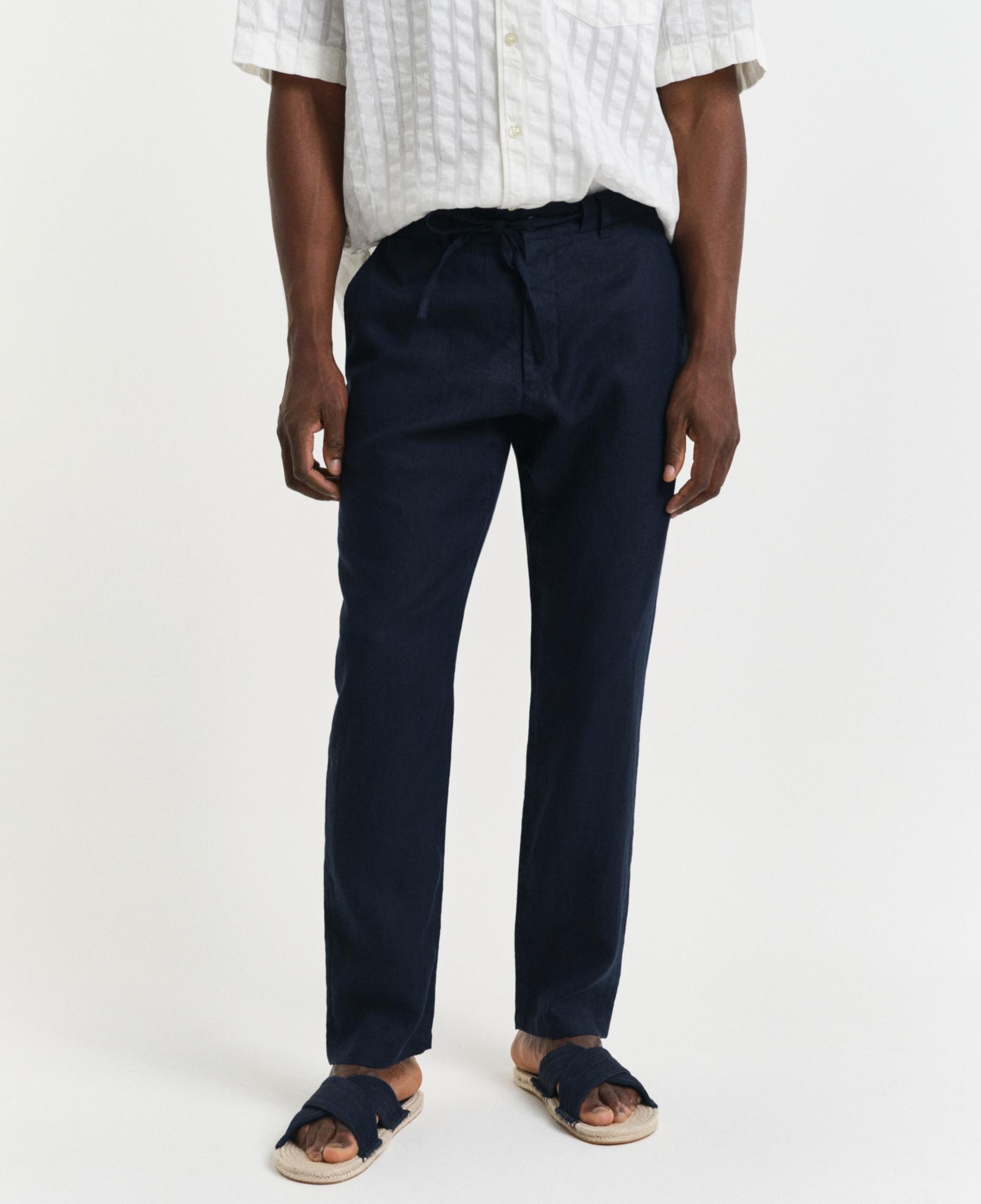 GANT Erkek Lacivert Relaxed Fit Pantolon