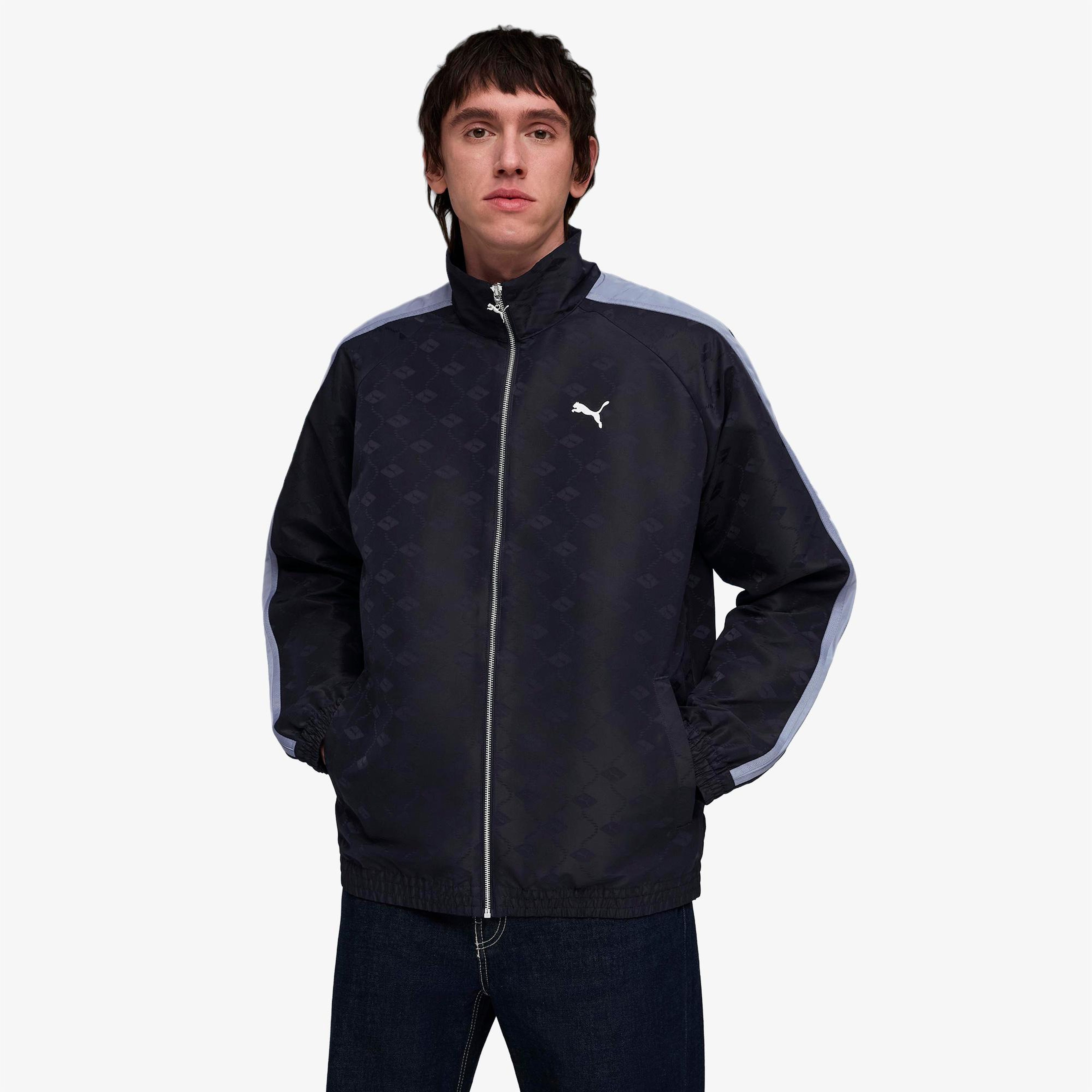 Puma T7 Track Woven Erkek Lacivert Eşofman Üstü