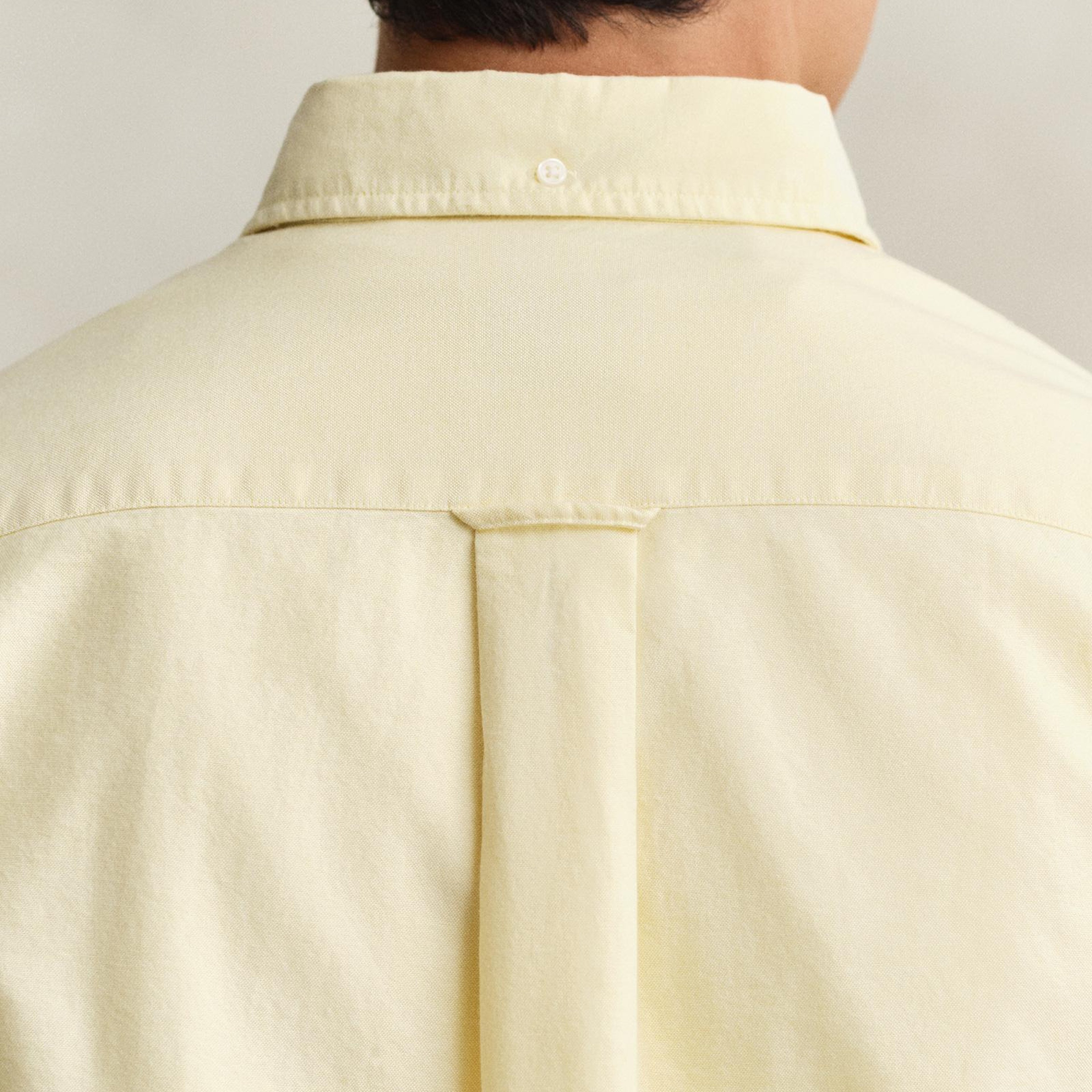 GANT Erkek Sarı Regular Fit Logolu Gömlek
