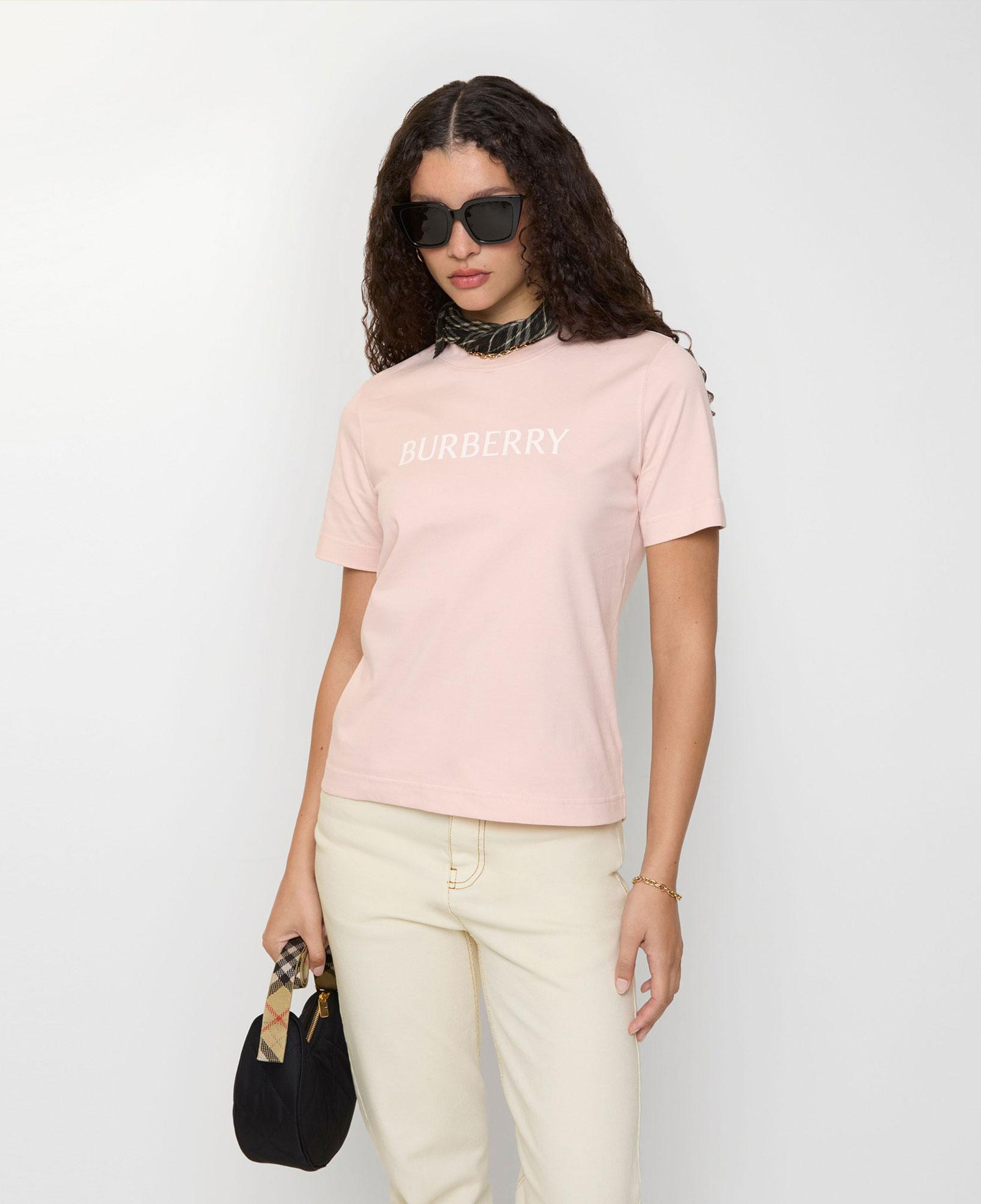 Burberry Frankie Kadın Pembe Tişört