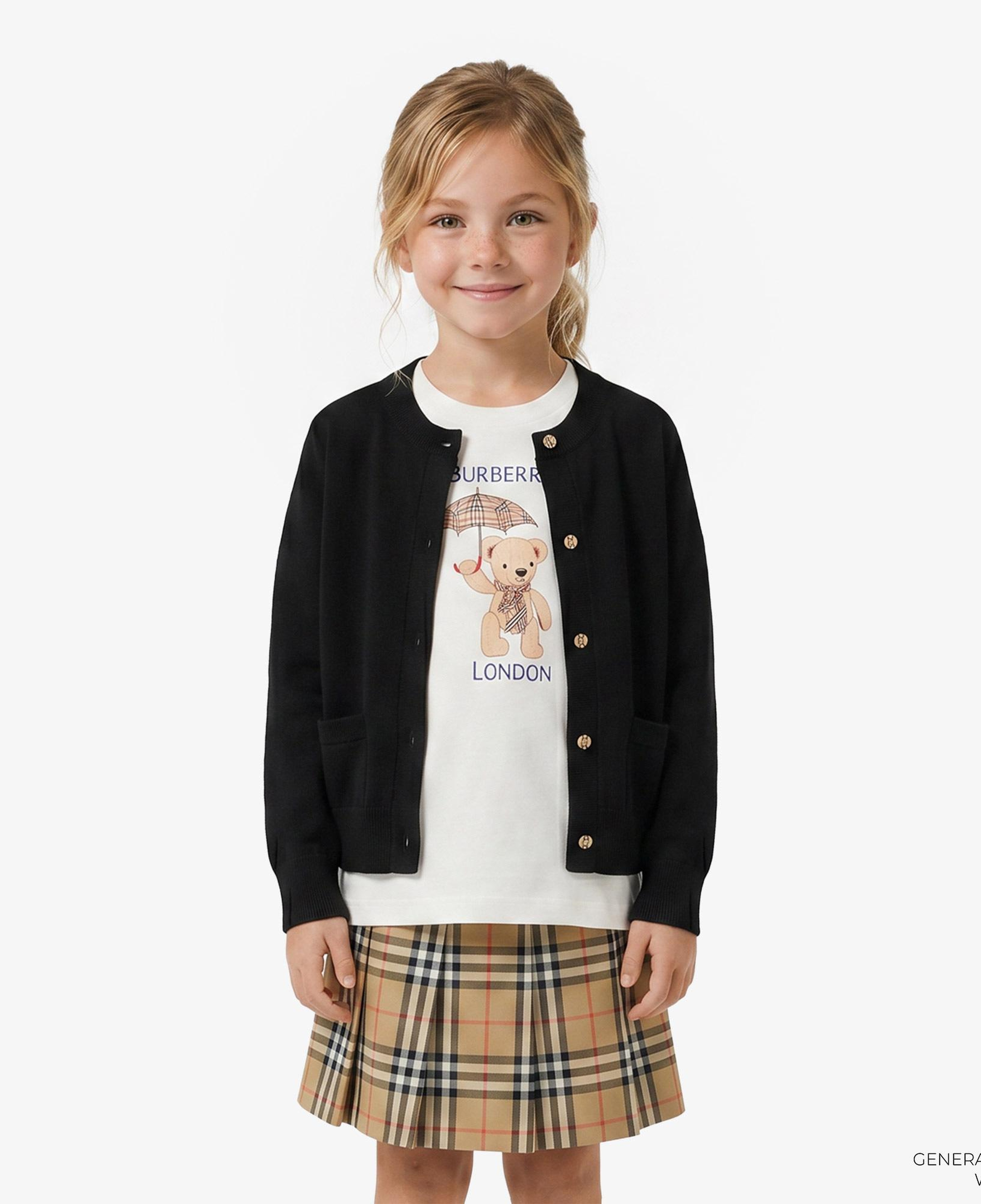 Burberry Ailsa Çocuk Siyah Hırka