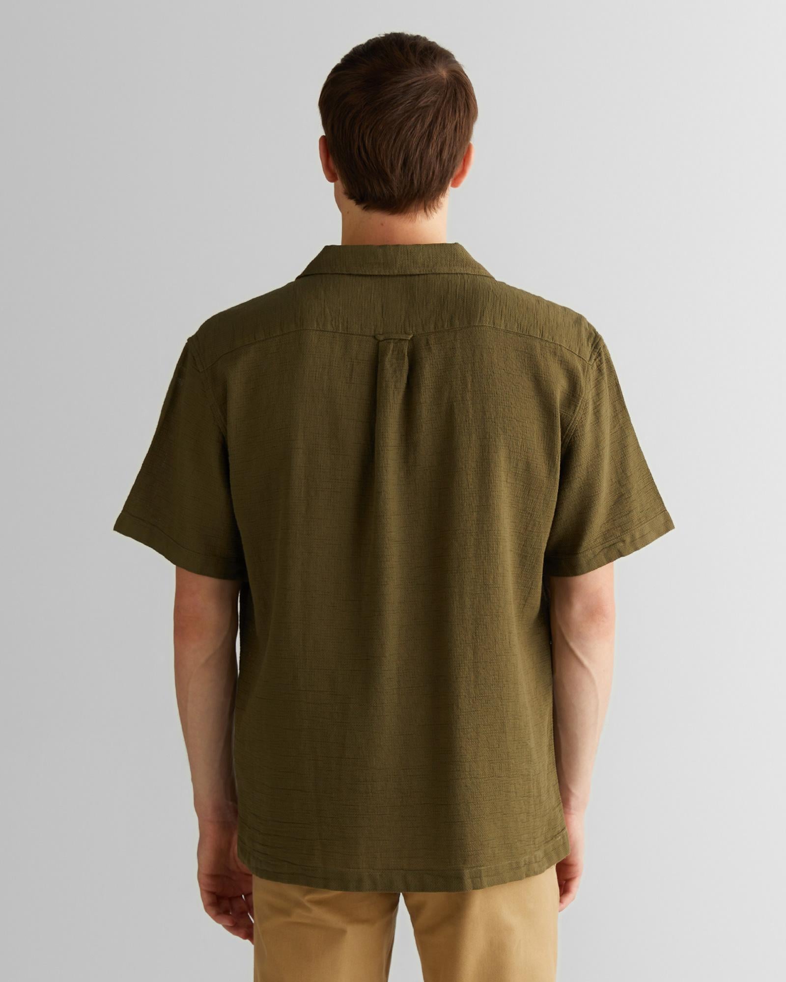 GANT Erkek Yeşil Regular Fit Klasik Yaka Gömlek