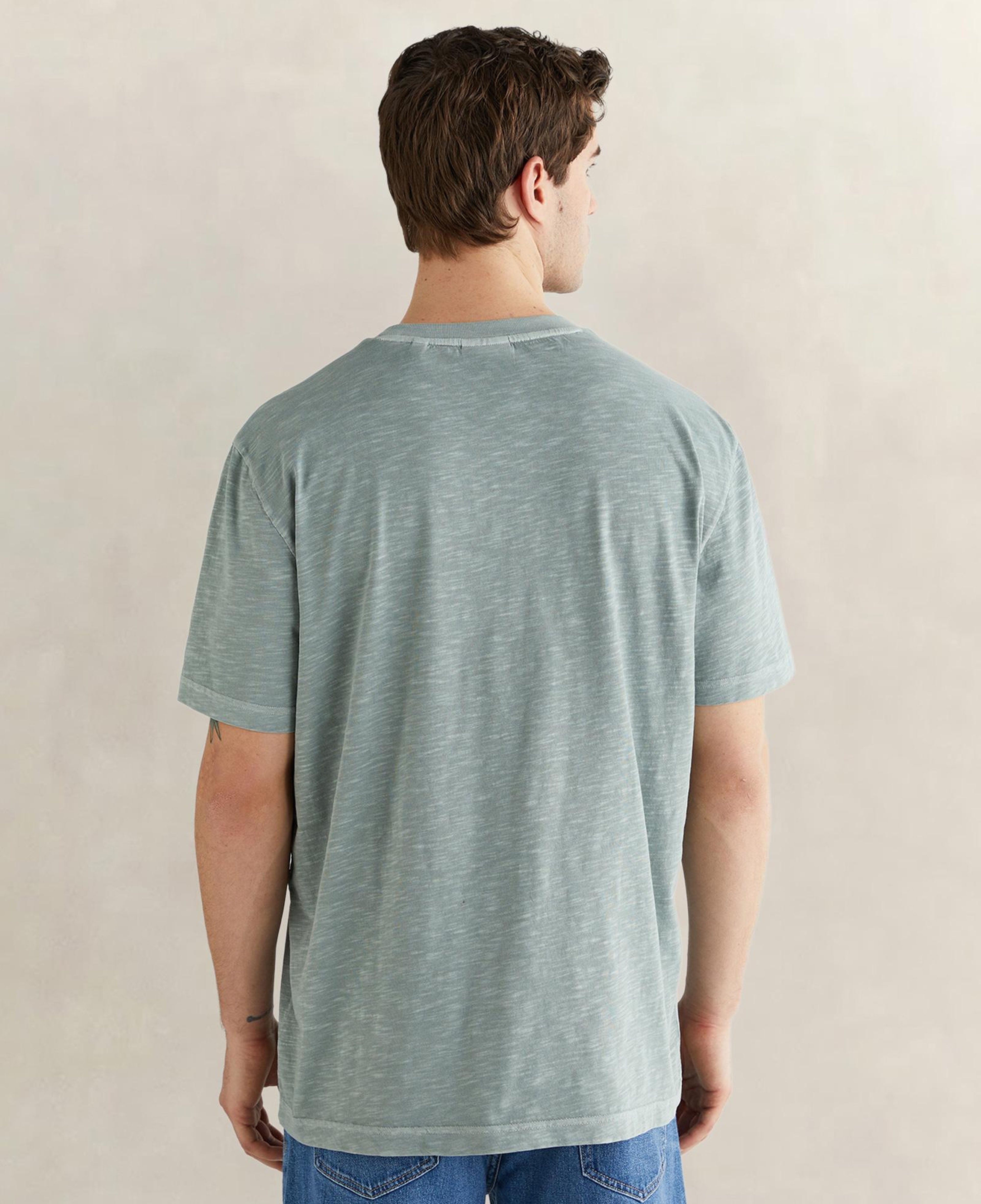 GANT Erkek Yeşil Bisiklet Yaka Regular Fit T-Shirt