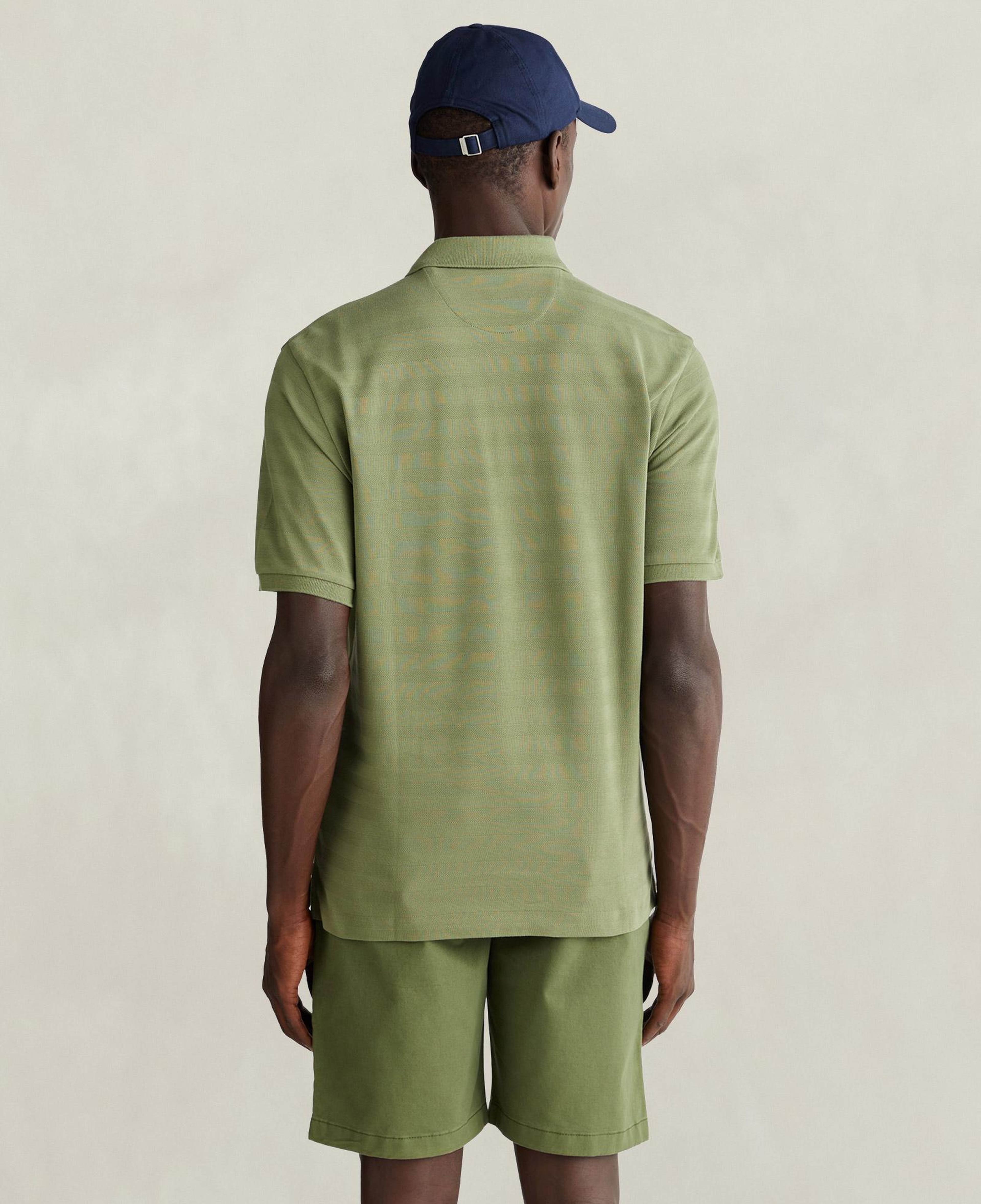 GANT Erkek Yeşil Regular Fit Polo Yaka T-Shirt